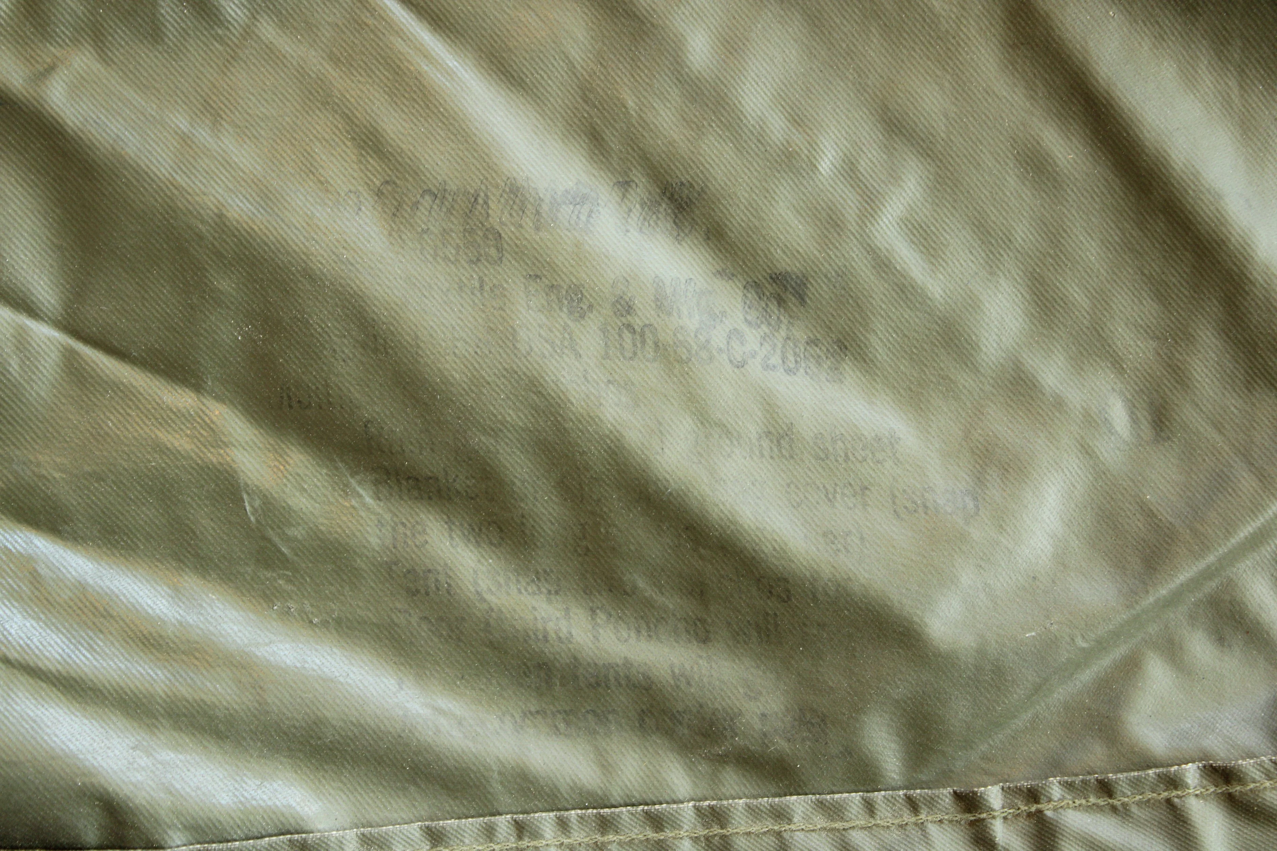 Vietnam War 1968 Dated Ponchon/ Shelter