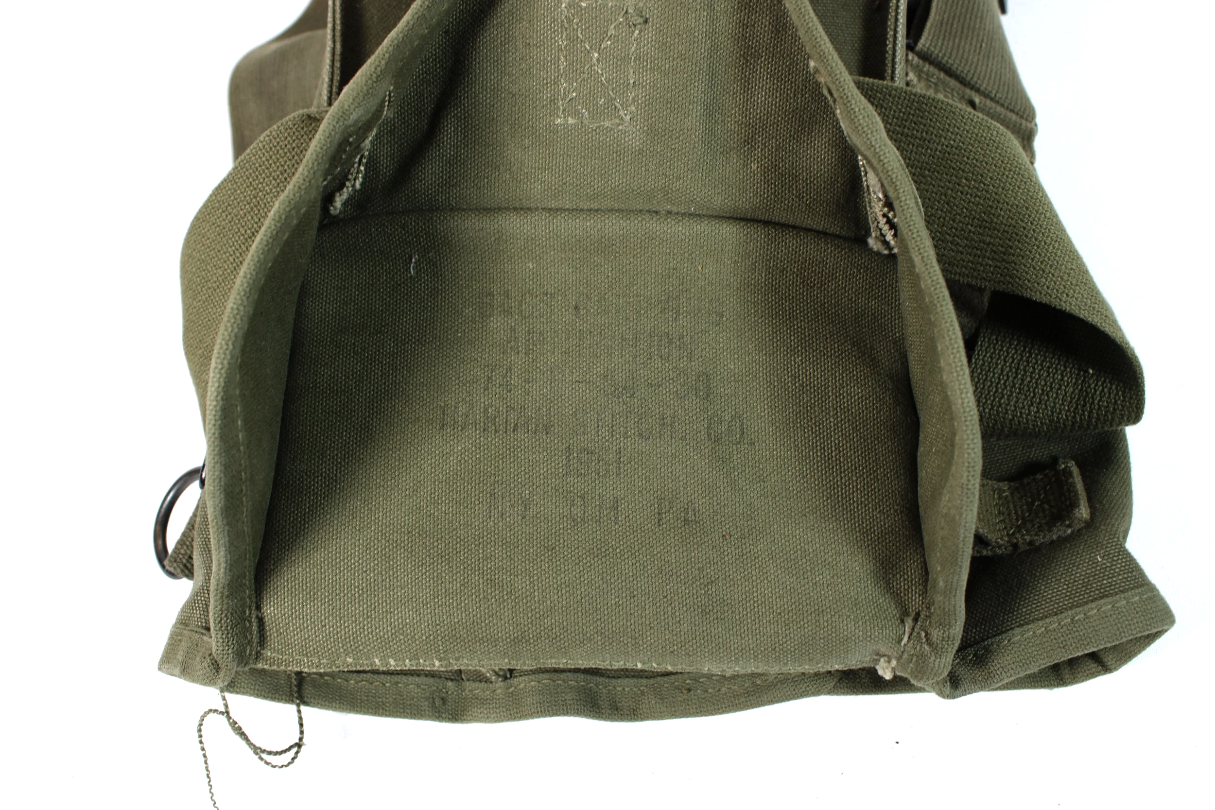 Korean War 1950 U.S. General Purpose (GP) Ammo Bag Dated 1950 NOS W/ 1951 Strap