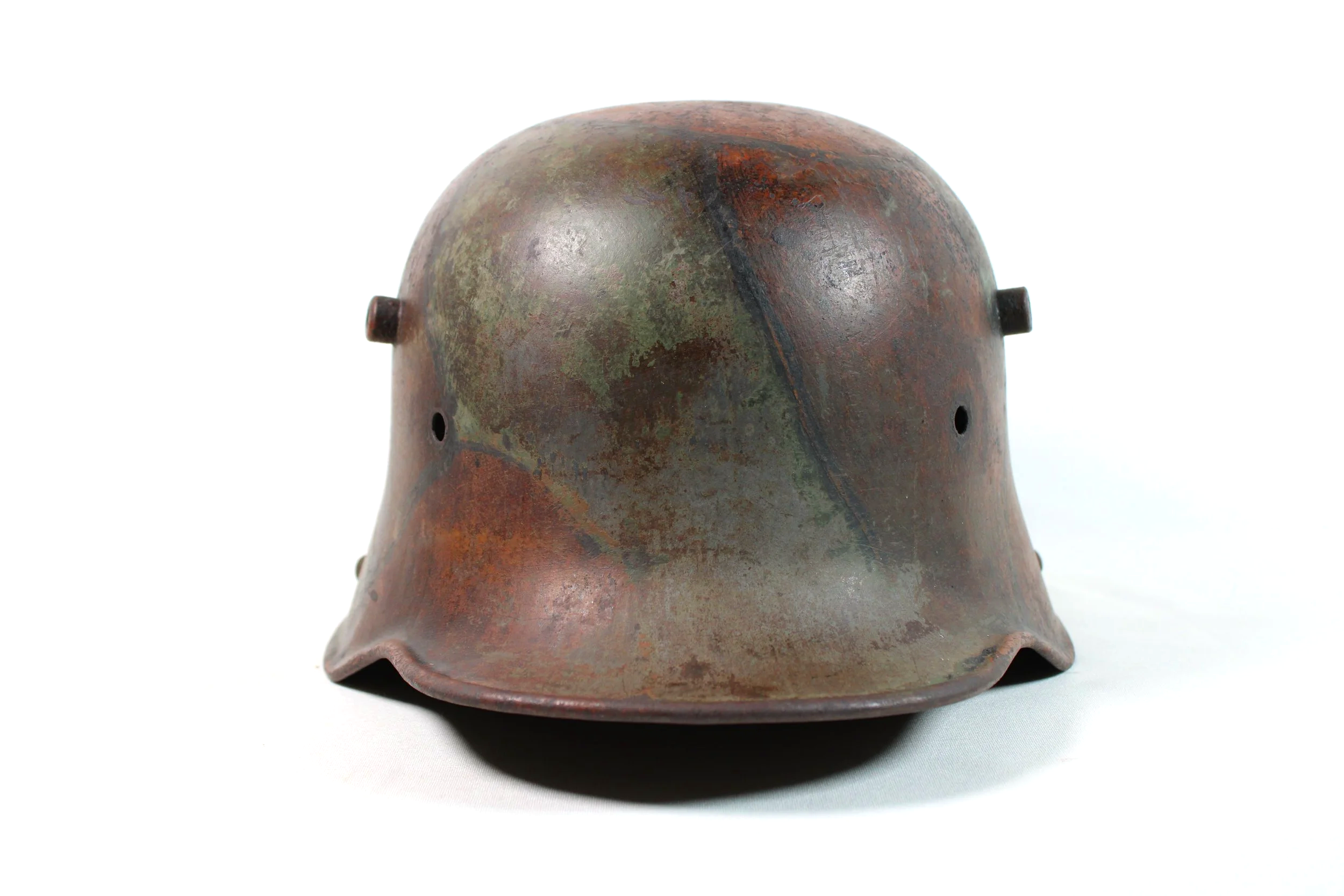 WW1 German Original M16 Camouflage Helmet Si66