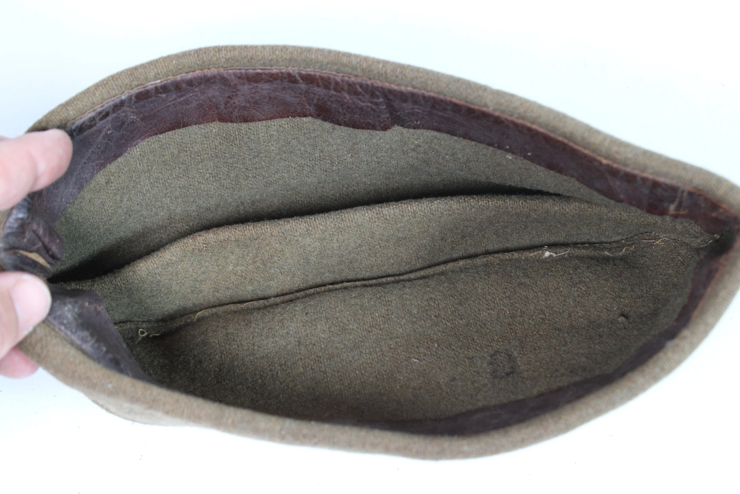 WWI U.S.M.C. Overseas Cap ( NAMED ) Large 7 5/8