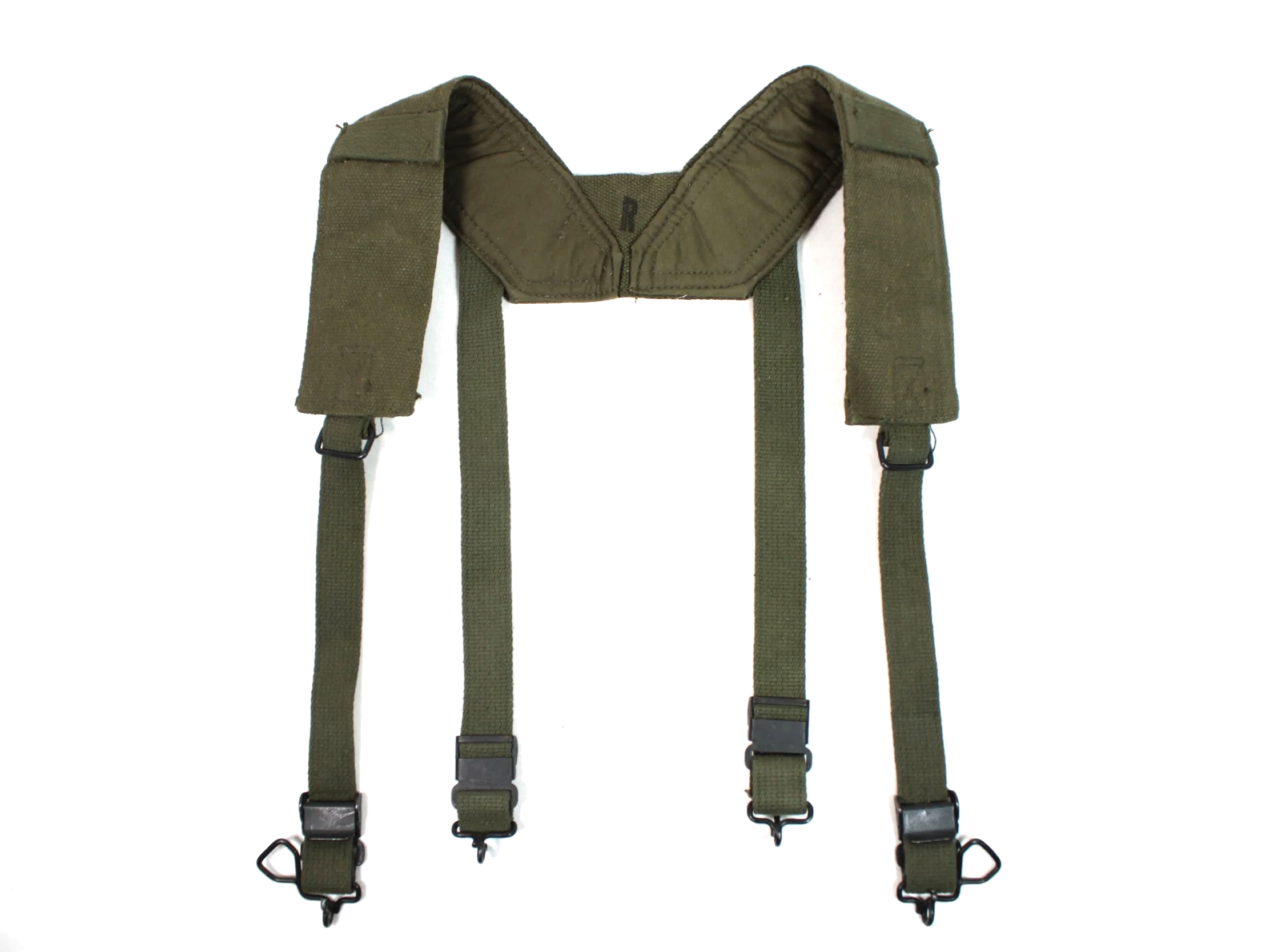 Vietnam War M56 Field Pack Suspenders Size R 1959 (Mint)-(Deadstock)