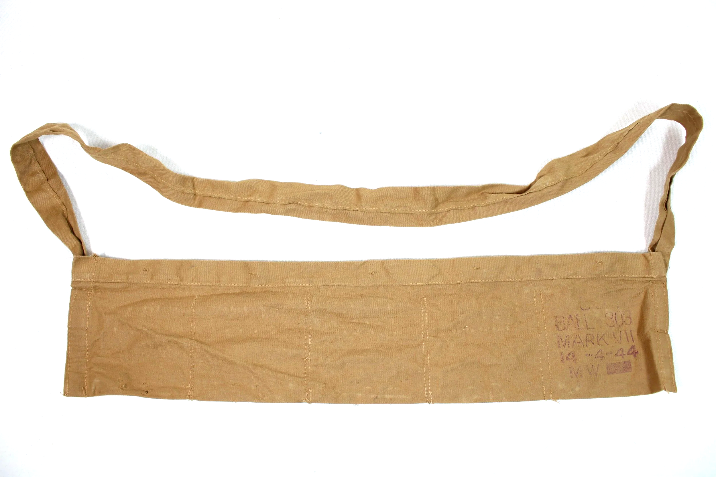 WW2 British Enfield 303 Ammunition Bandolier 1940