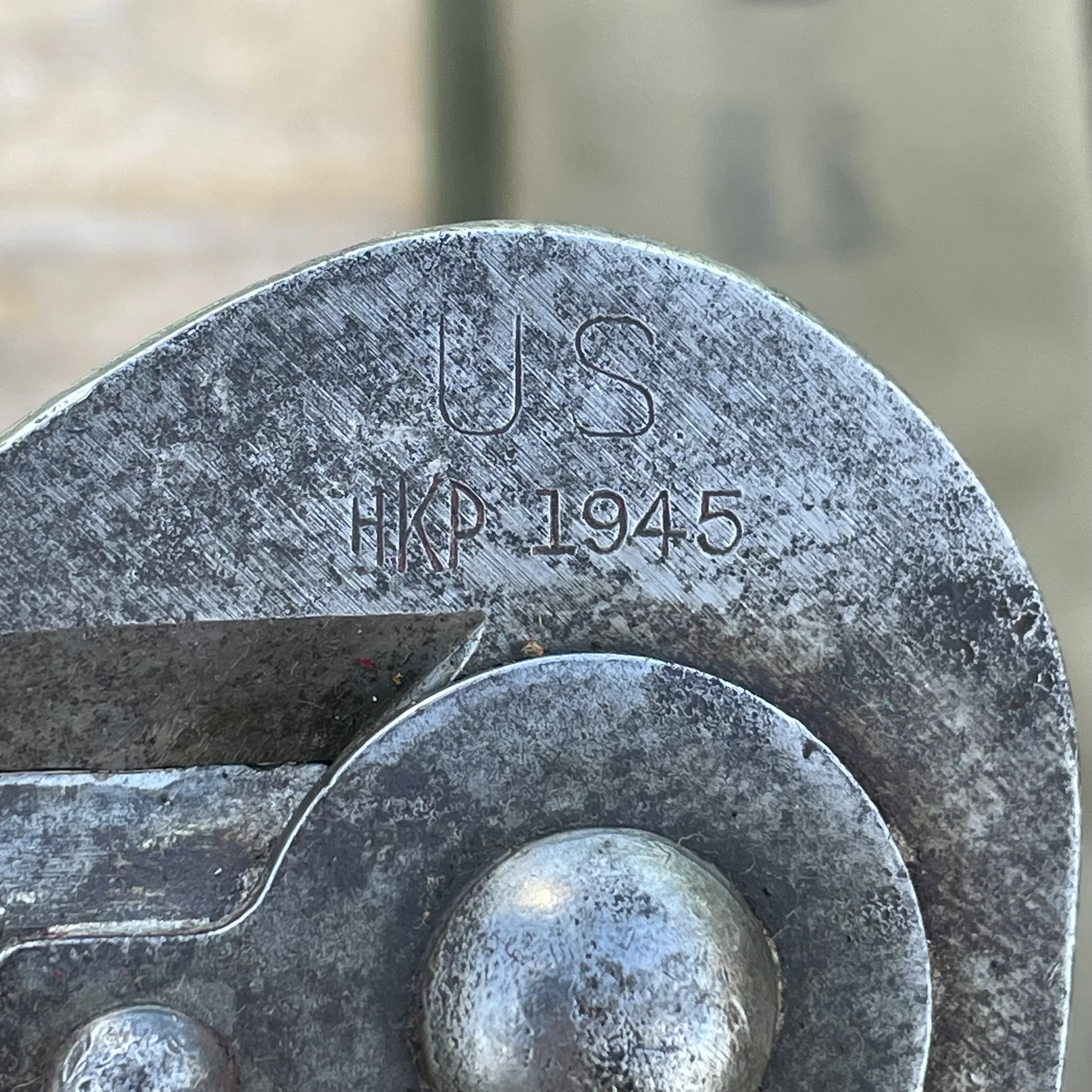 US WW2 M1938 Wire Cutters 1945 HKP Mfg w/ Pouch 1944 original