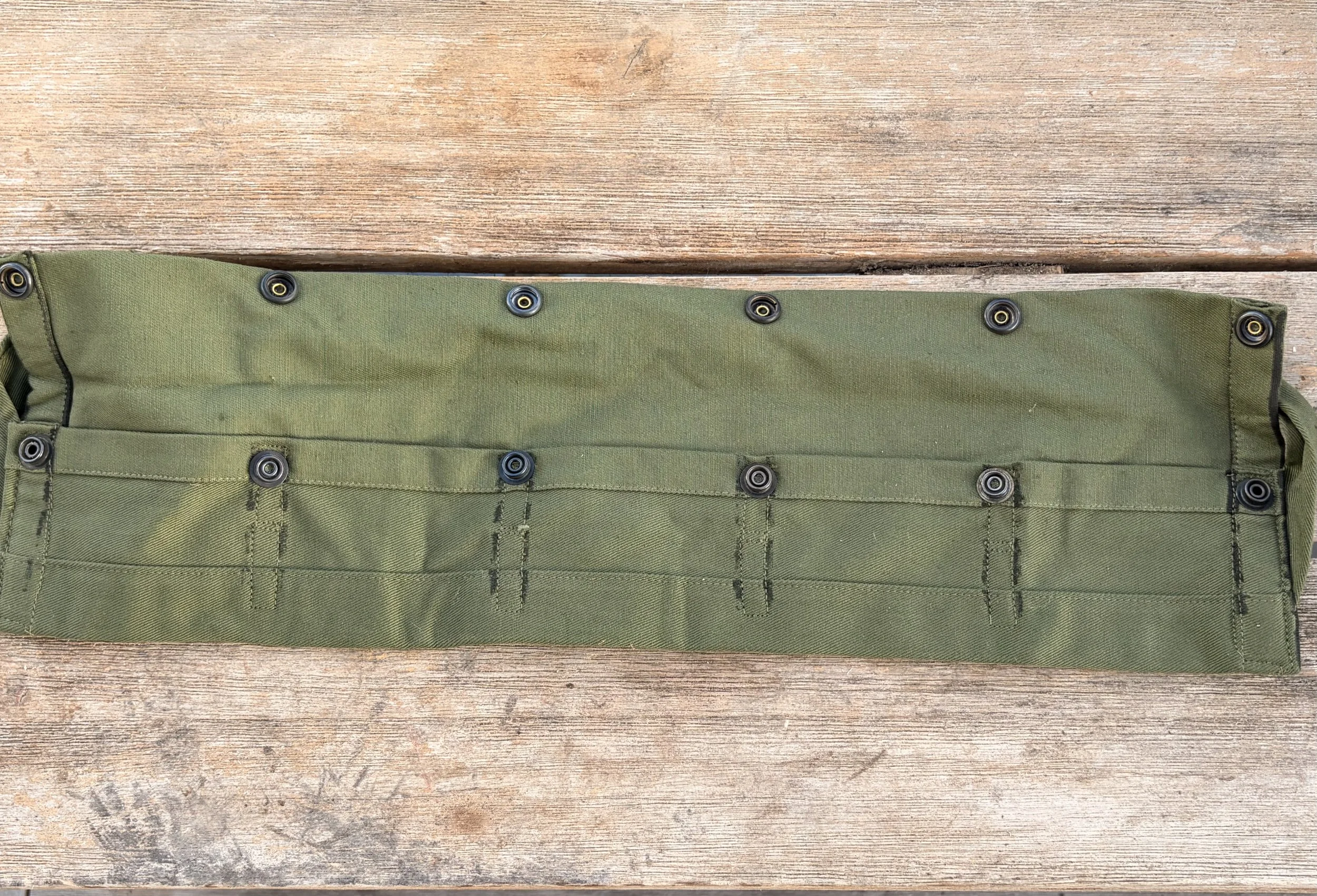 Vietnam War Australian Military Bandoleer Green 7.62mm Ammo MK1 1967