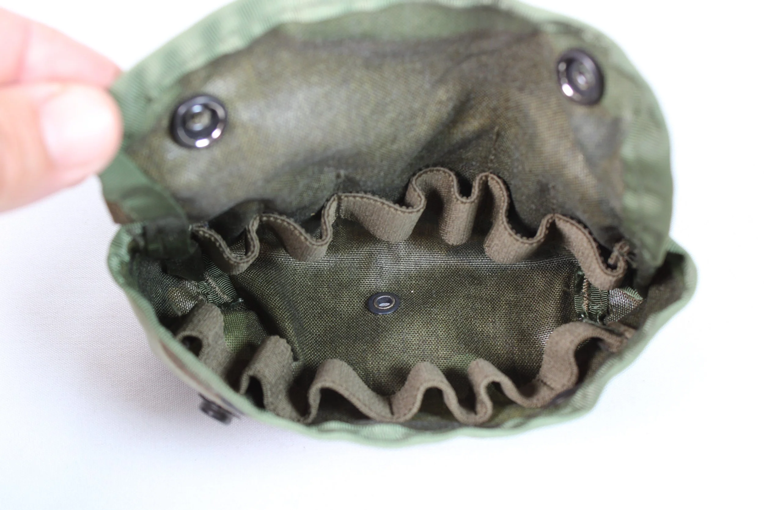 US Military Woodland Camo Shotgun Shell Pouch