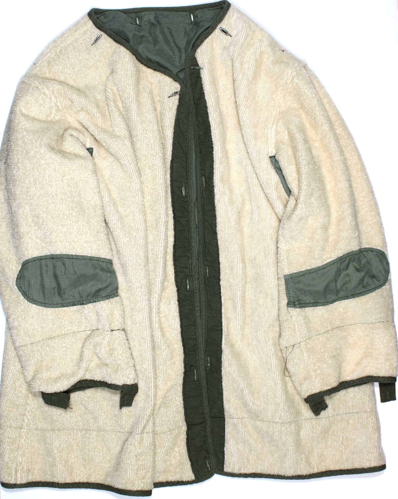 Korean War M51 M-1951 Quilted Nylon Frieze Field Jacket Liner Large