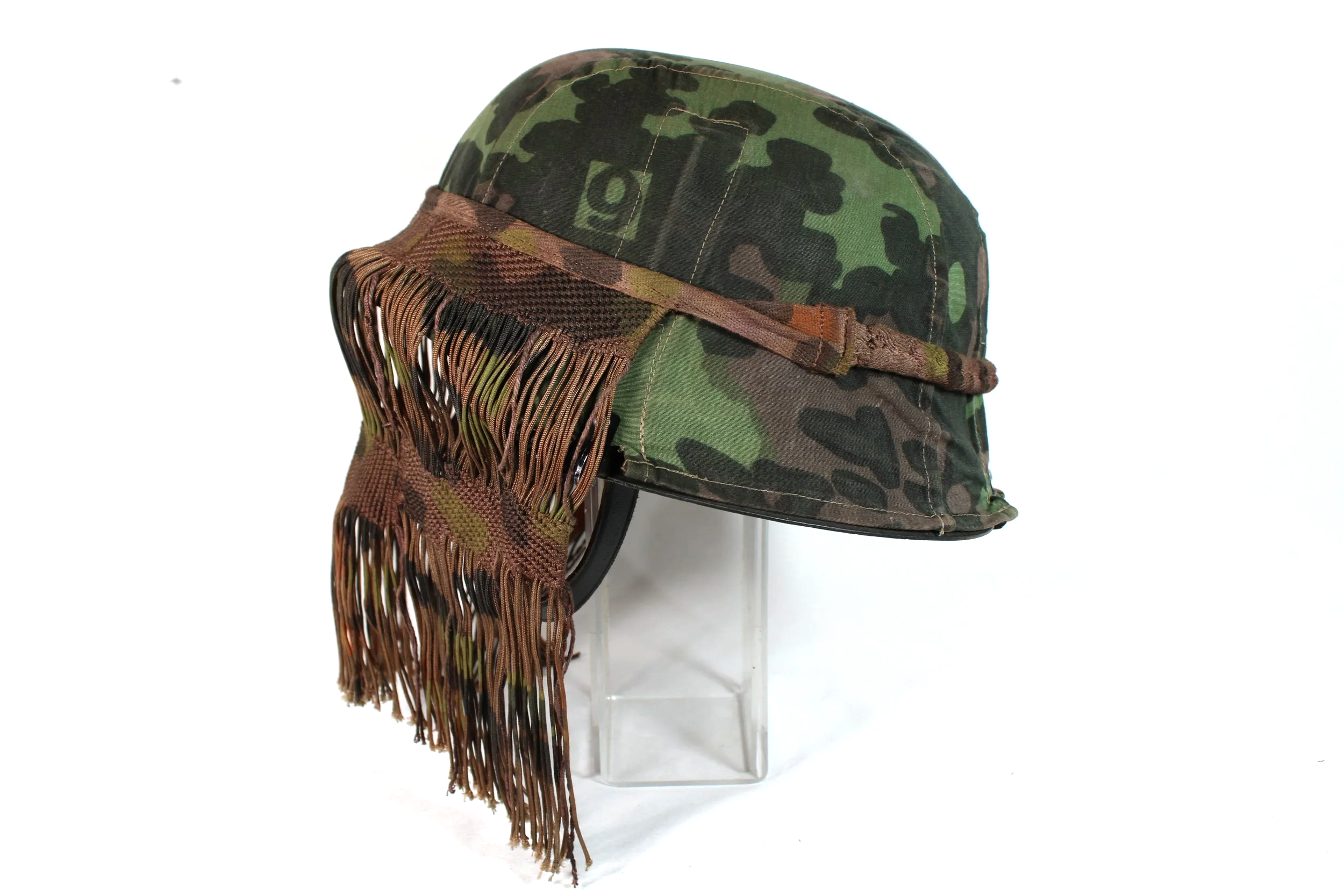 Waffen SS Camouflage Sniper / MG Face Veil M38 Type 1 Reproduction WW2 German