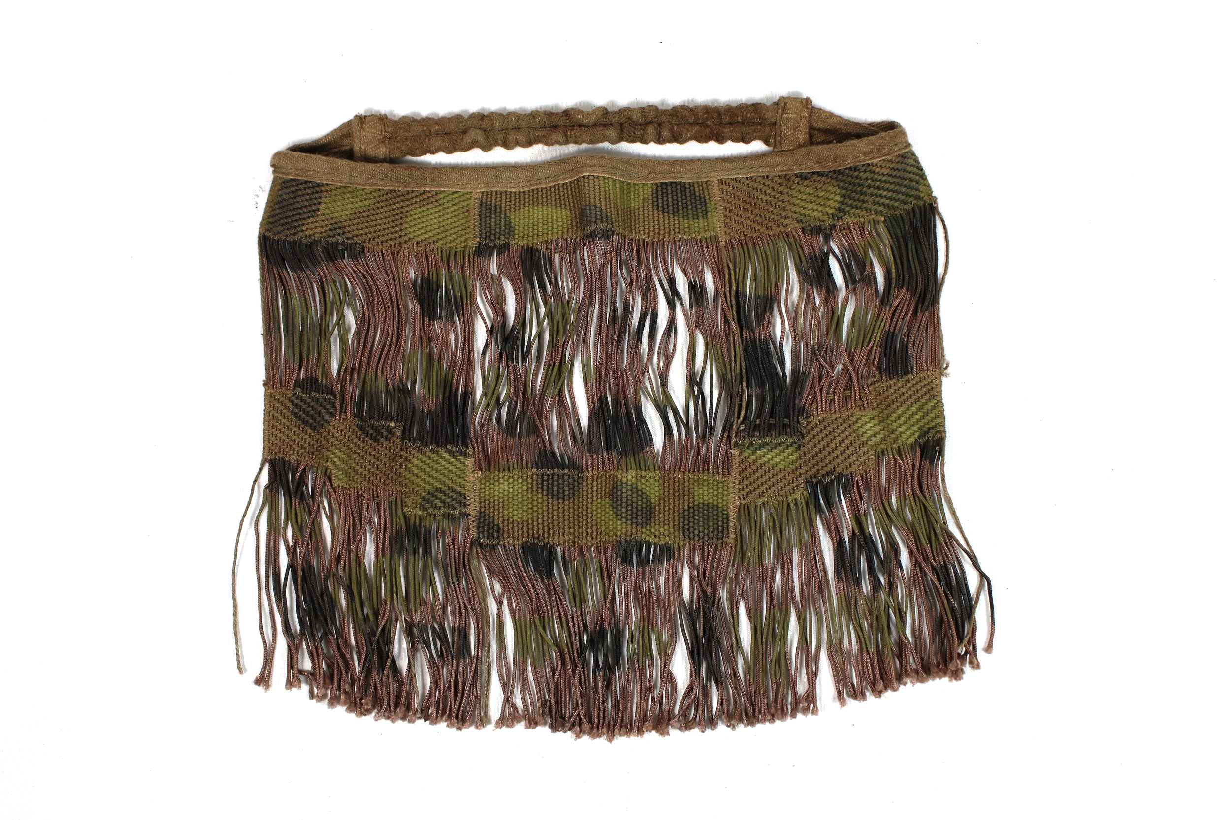 (Improved) Waffen SS Camouflage Sniper / MG Face Veil M42 Type 2 Reproduction WW2 German