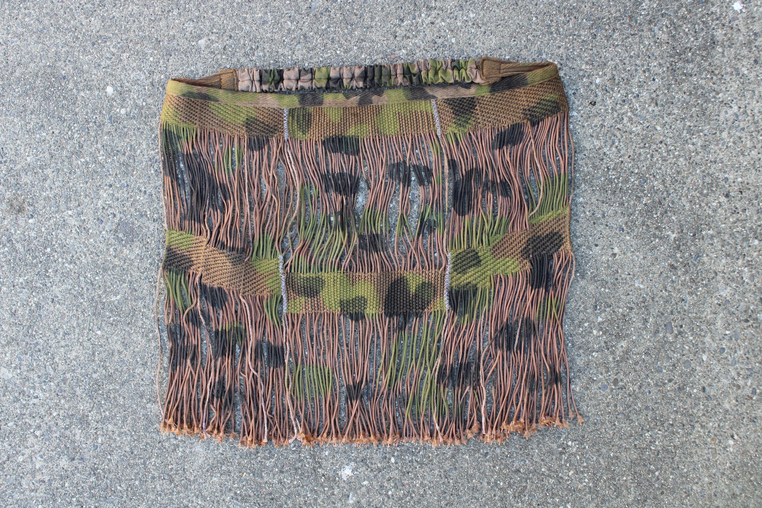 Reproduction WW2 German Waffen SS Camouflage Sniper / MG Face Veil M38 Type 1