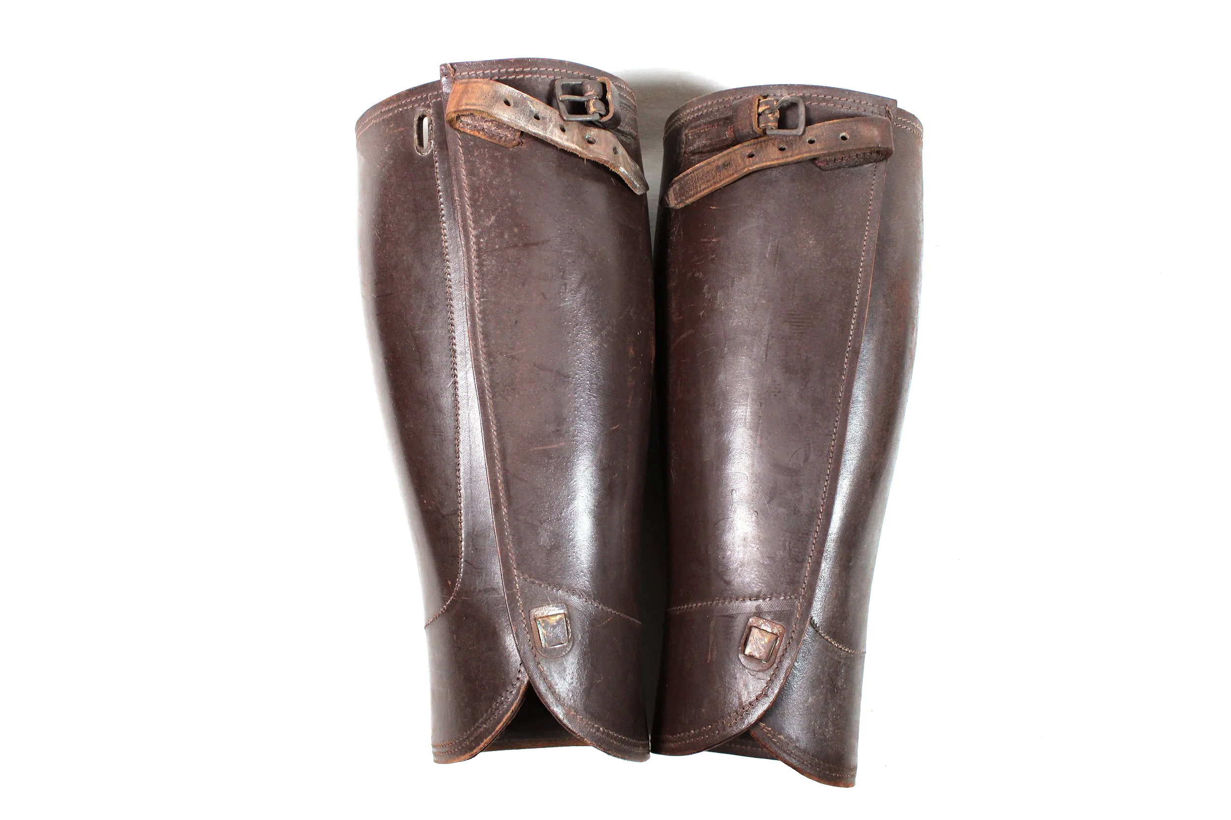 WWII US Army Cavalry Leather Leg Gaiters