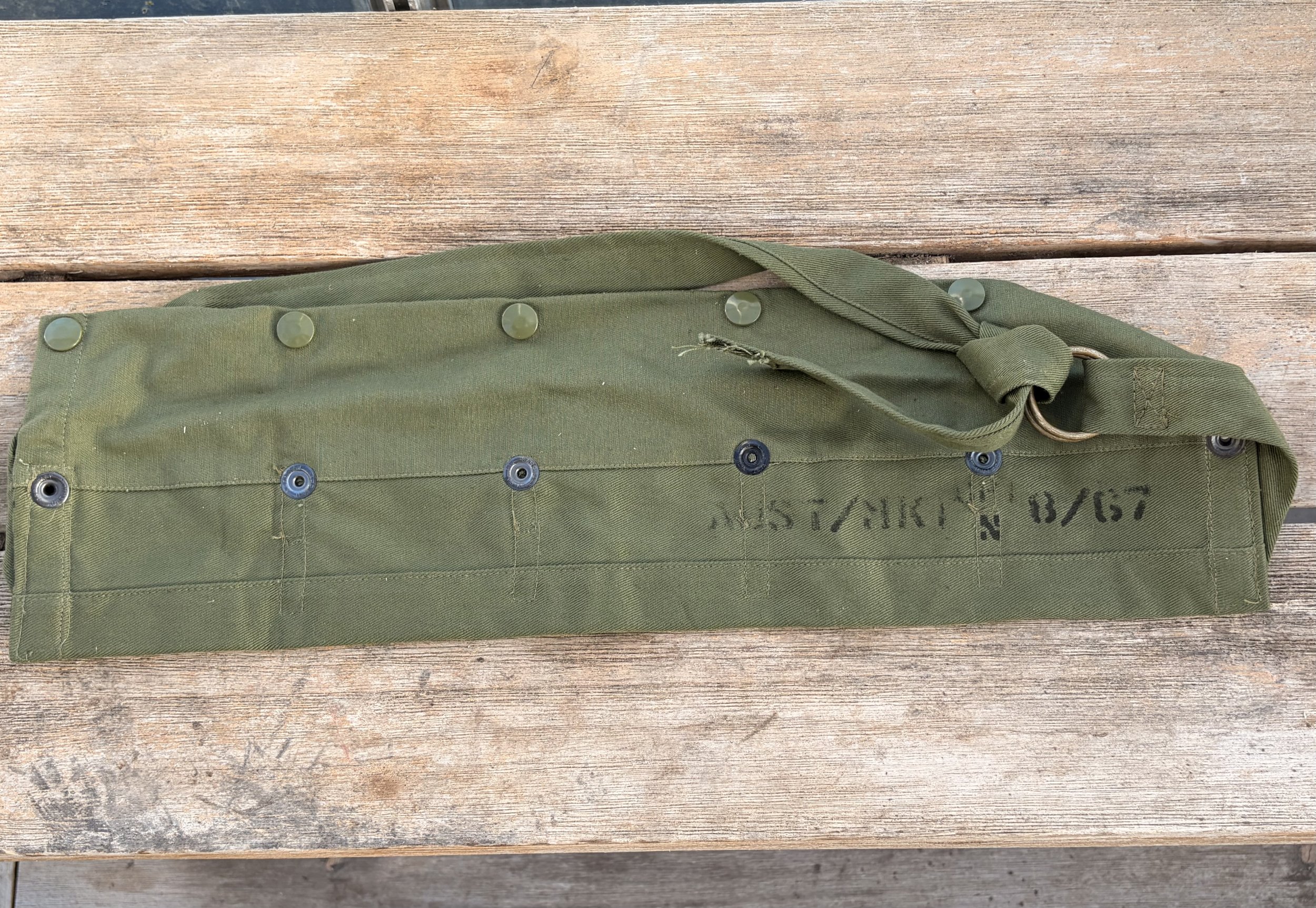 Vietnam War Australian Military Bandoleer Green 7.62mm Ammo MK1 1967