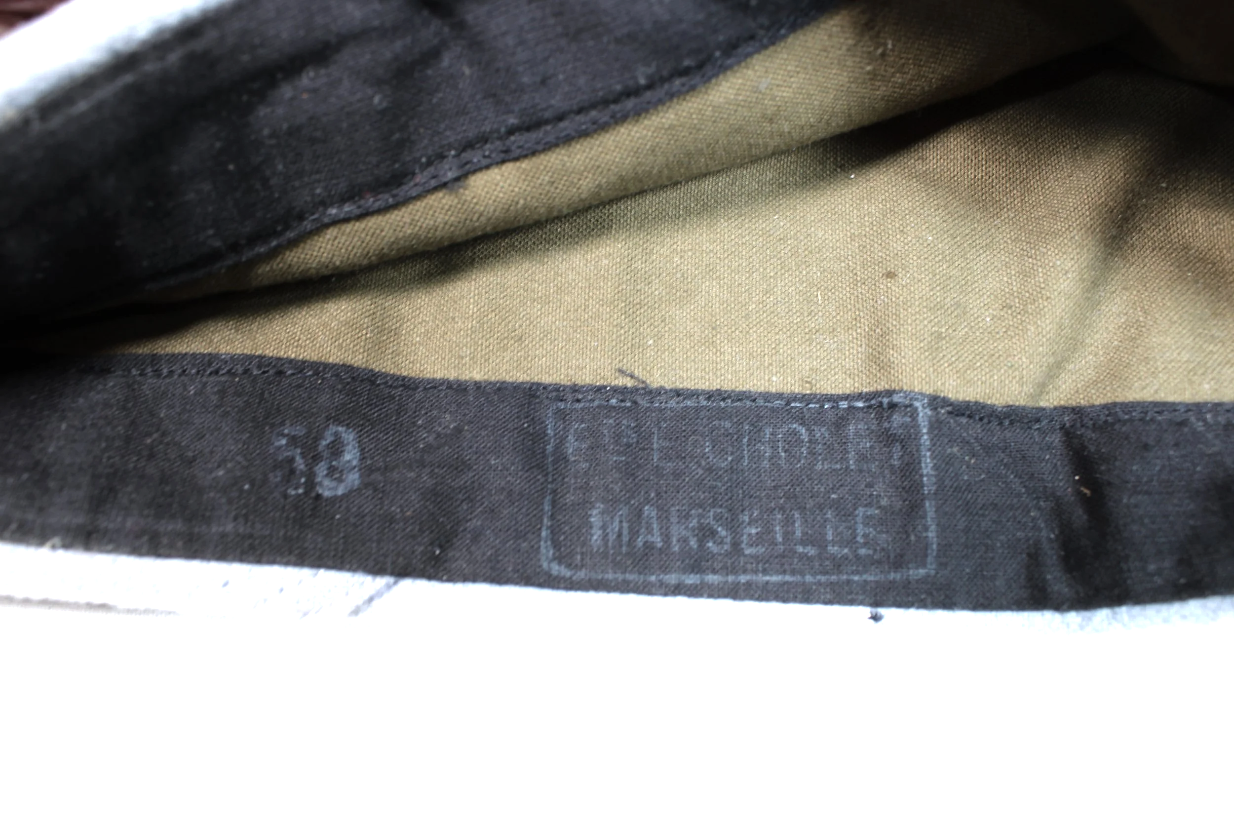 WW2 French Overseas Cap Size 58