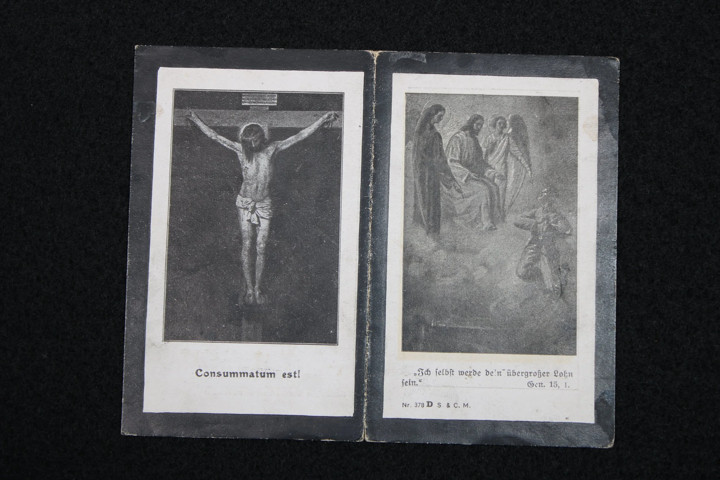 Original WW1 German Death Card