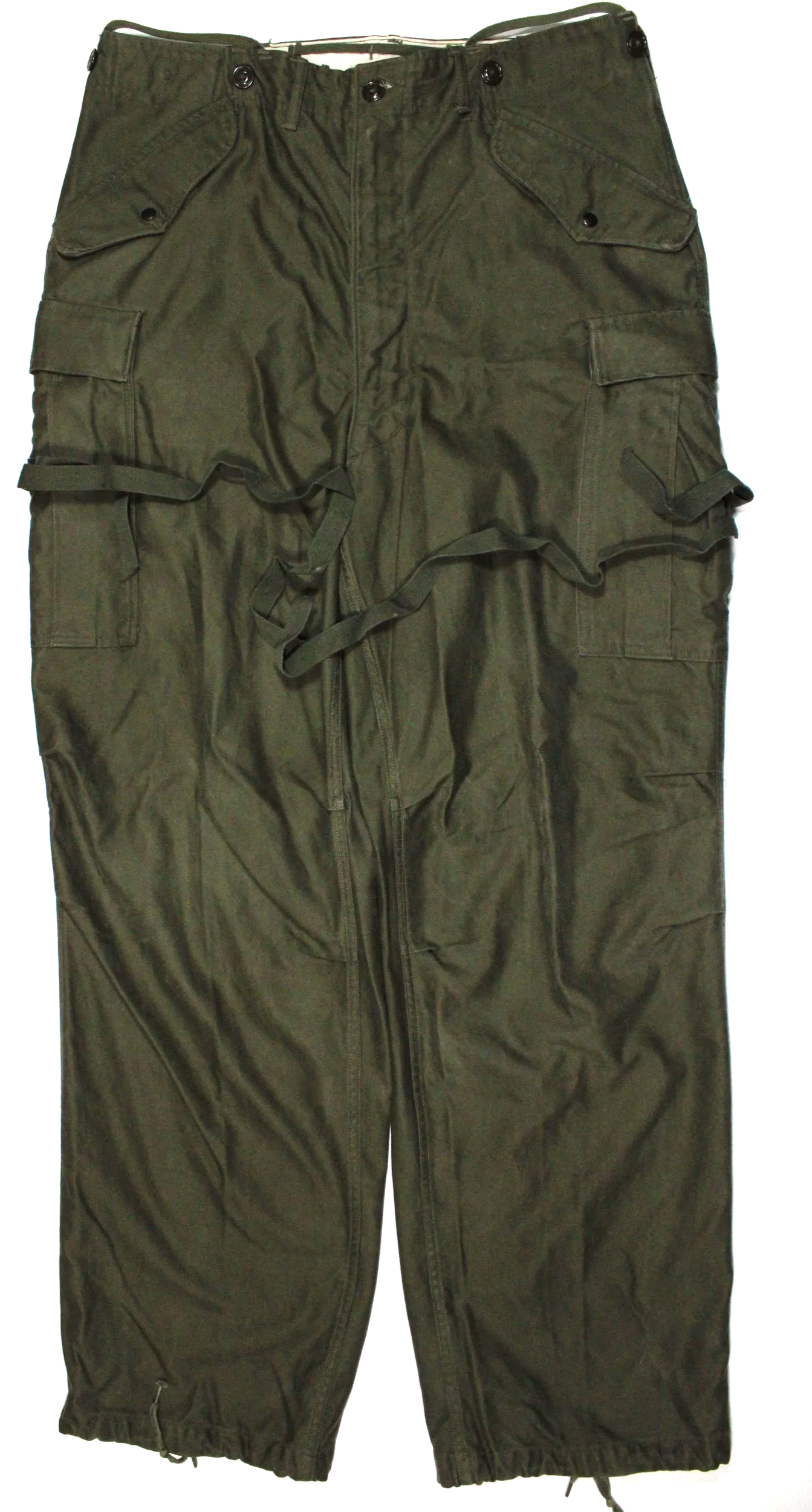 Rare Exposed Snaps Korean War Medium Long Mint M1951 Trousers Pants (NOS) 1953 Dated