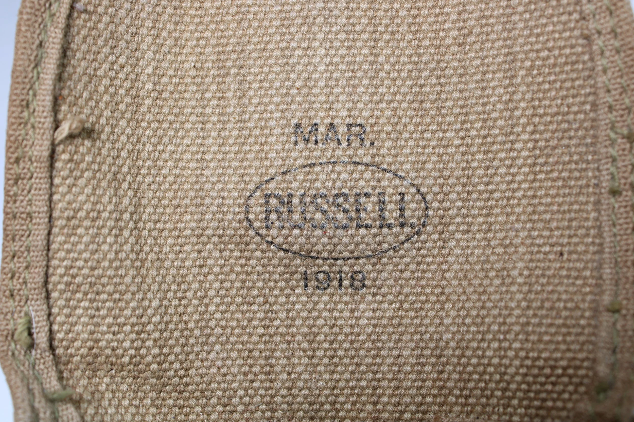 Original WW1 / WWII Army Signal Flag Kit - Semaphore & Wigwag Flags with Poles