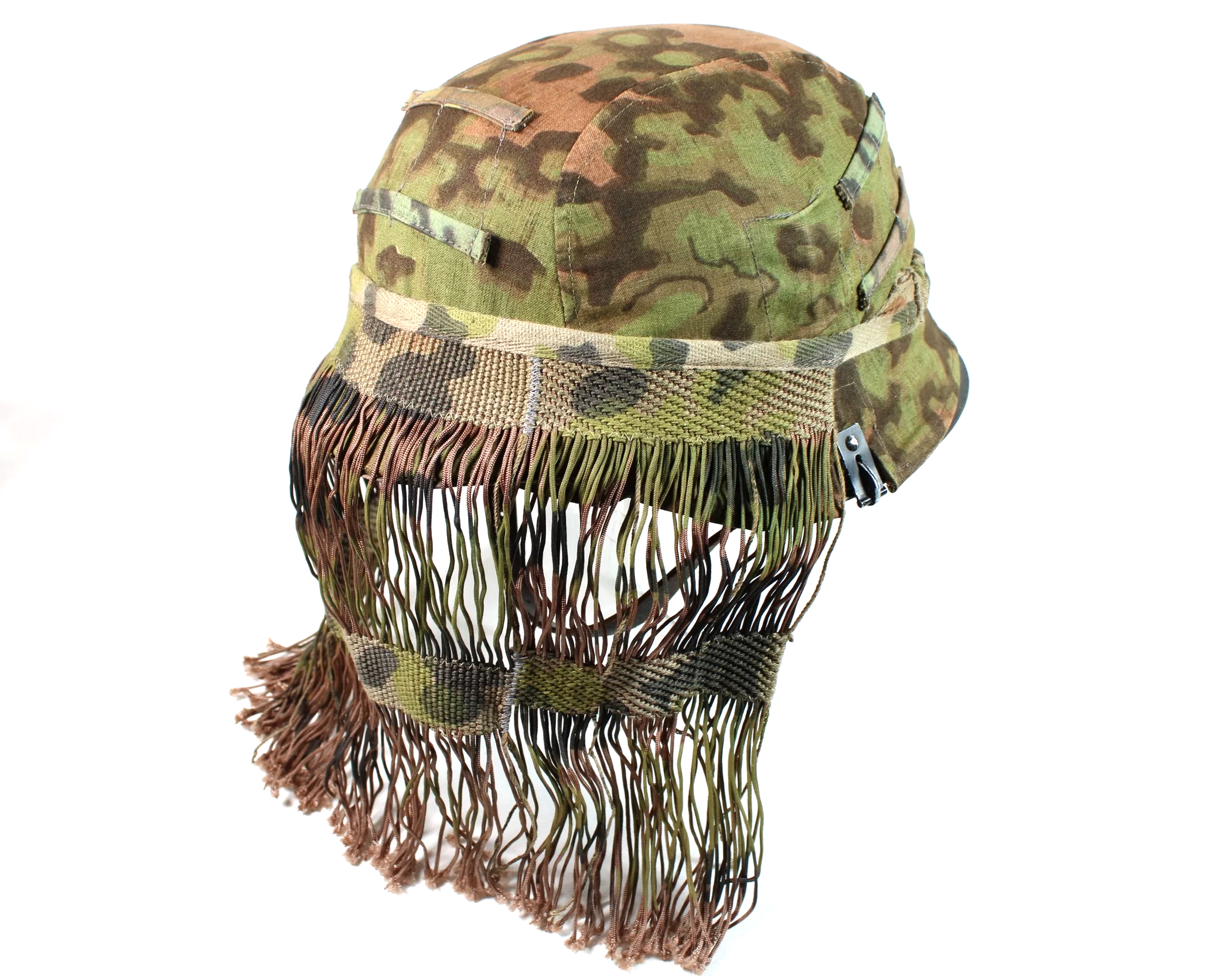 Reproduction WW2 German Waffen SS Camouflage Sniper / MG Face Veil M38 Type 1