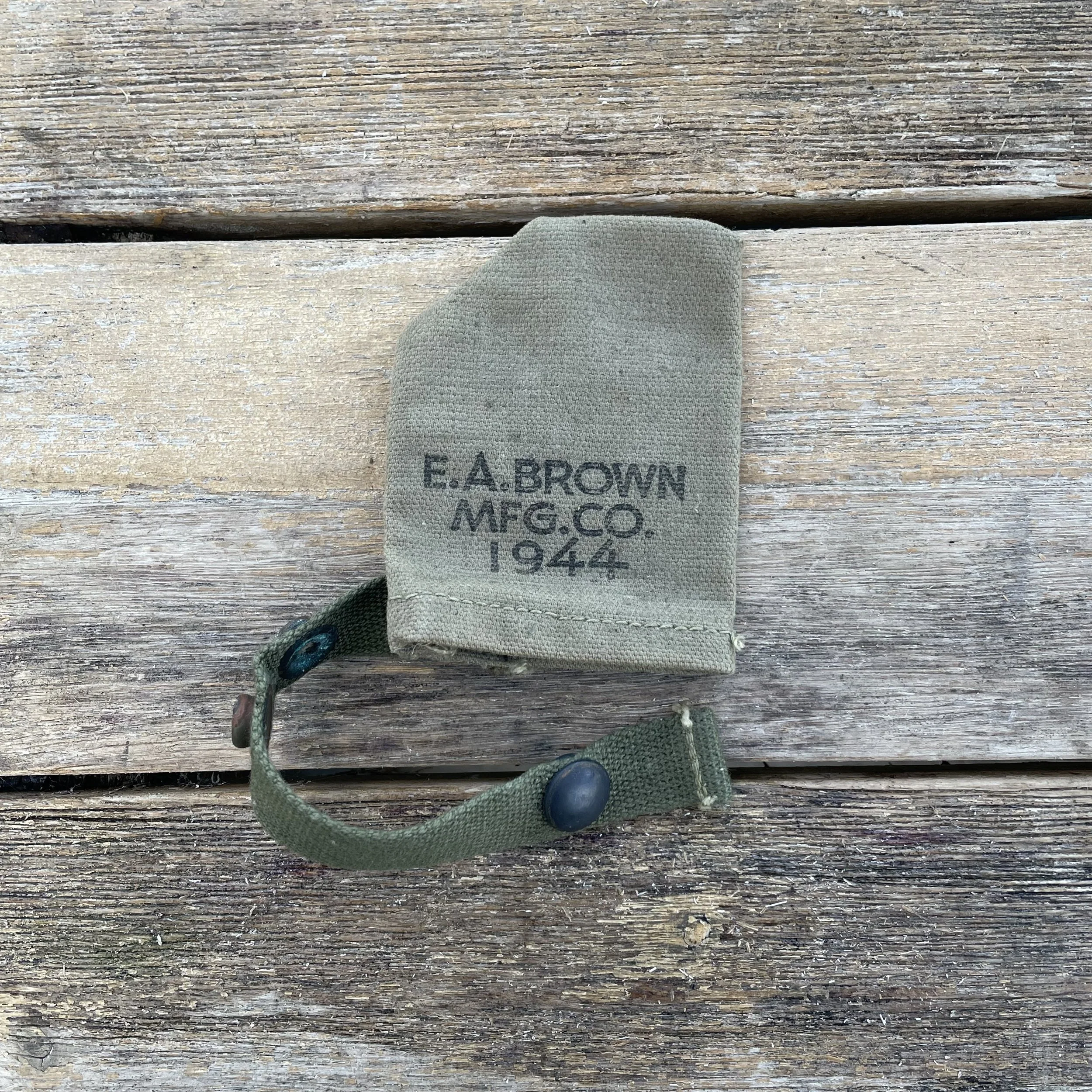 US WW2 M1 Garand 1903 M1 Carbine Muzzle Cover 1944 Dated EA Brown Mfg