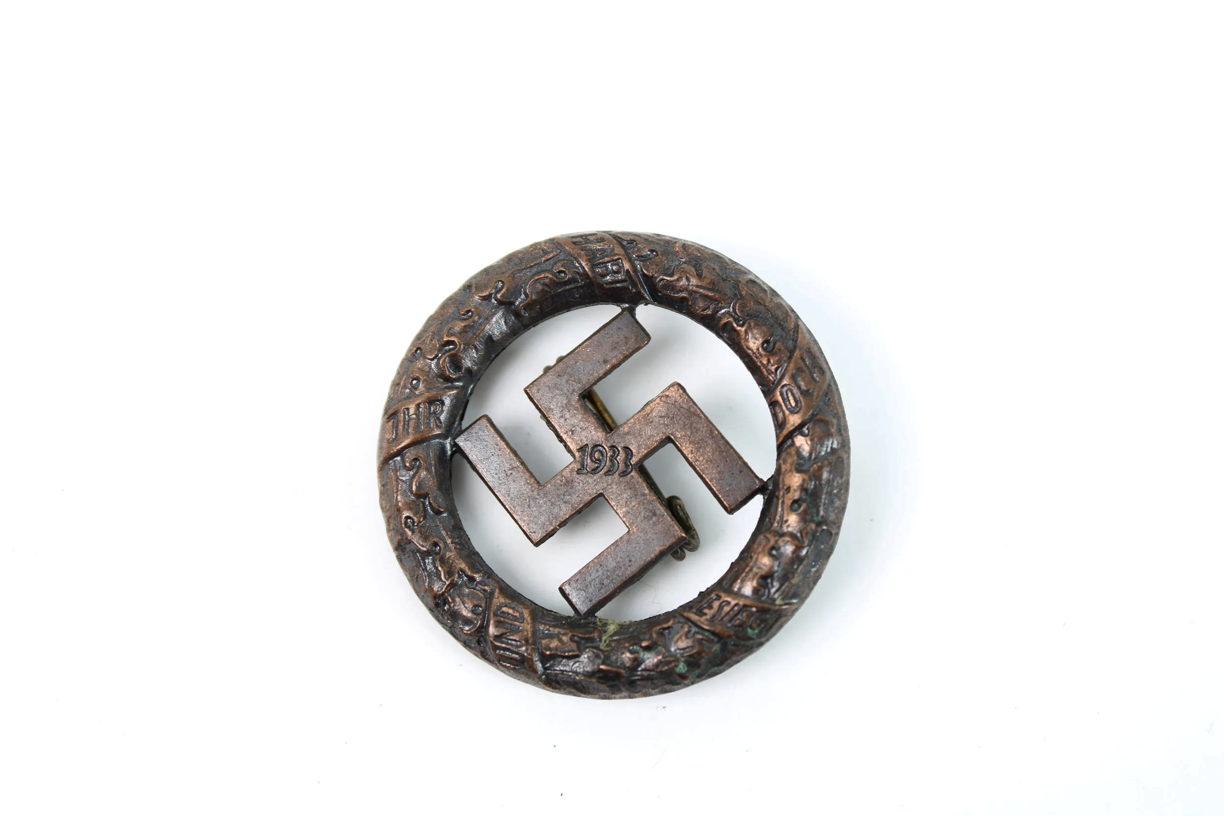Original Third Reich NSDAP 'Gau München' Badge 1933 Maker Marked 11 Grossmann & Co