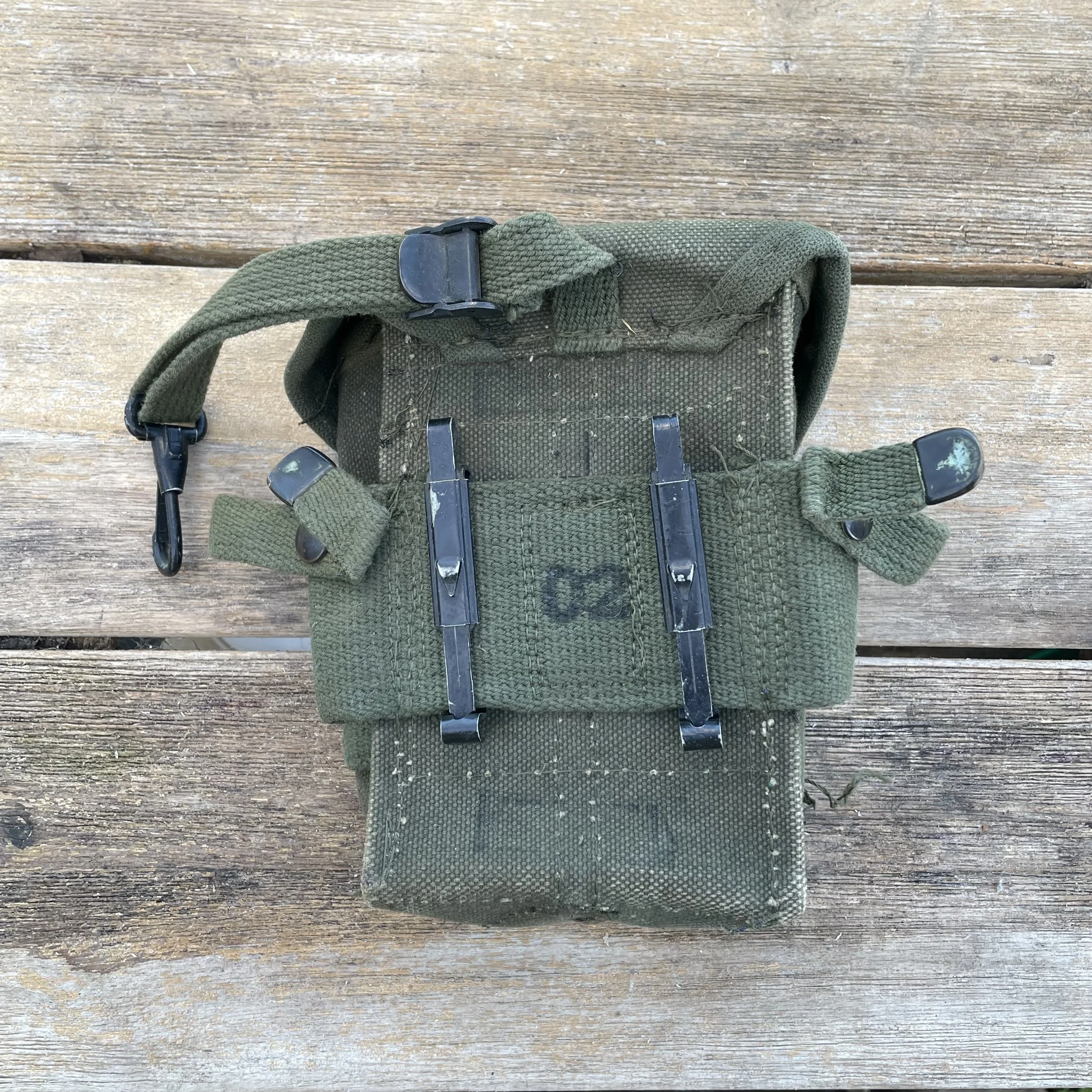 Pair of Dead Stock Vietnam War M1956 Universal Small Arms Ammunition Pouch 2nd pattern