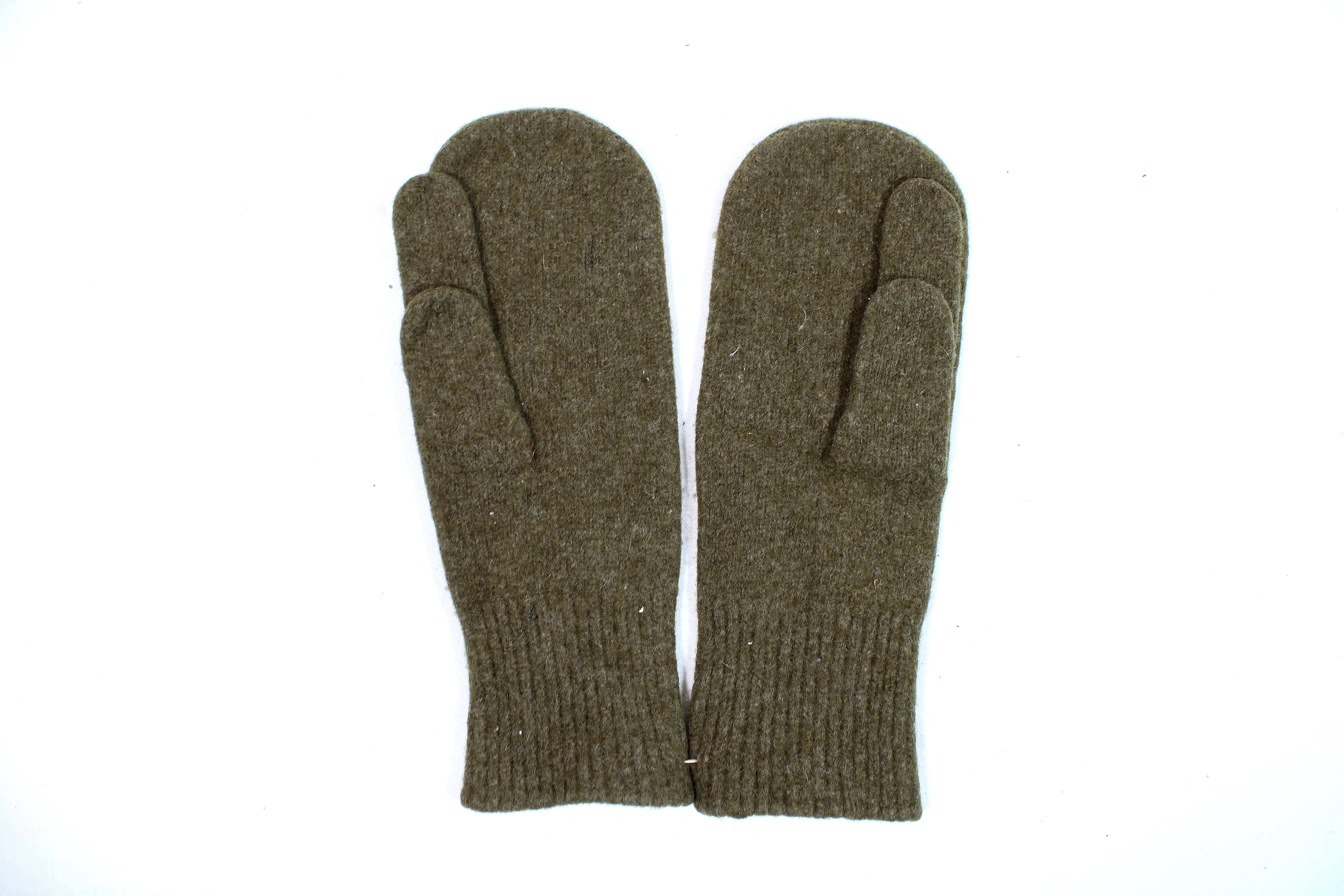 Mittens wool trigger finger US Army Type II XL NOS