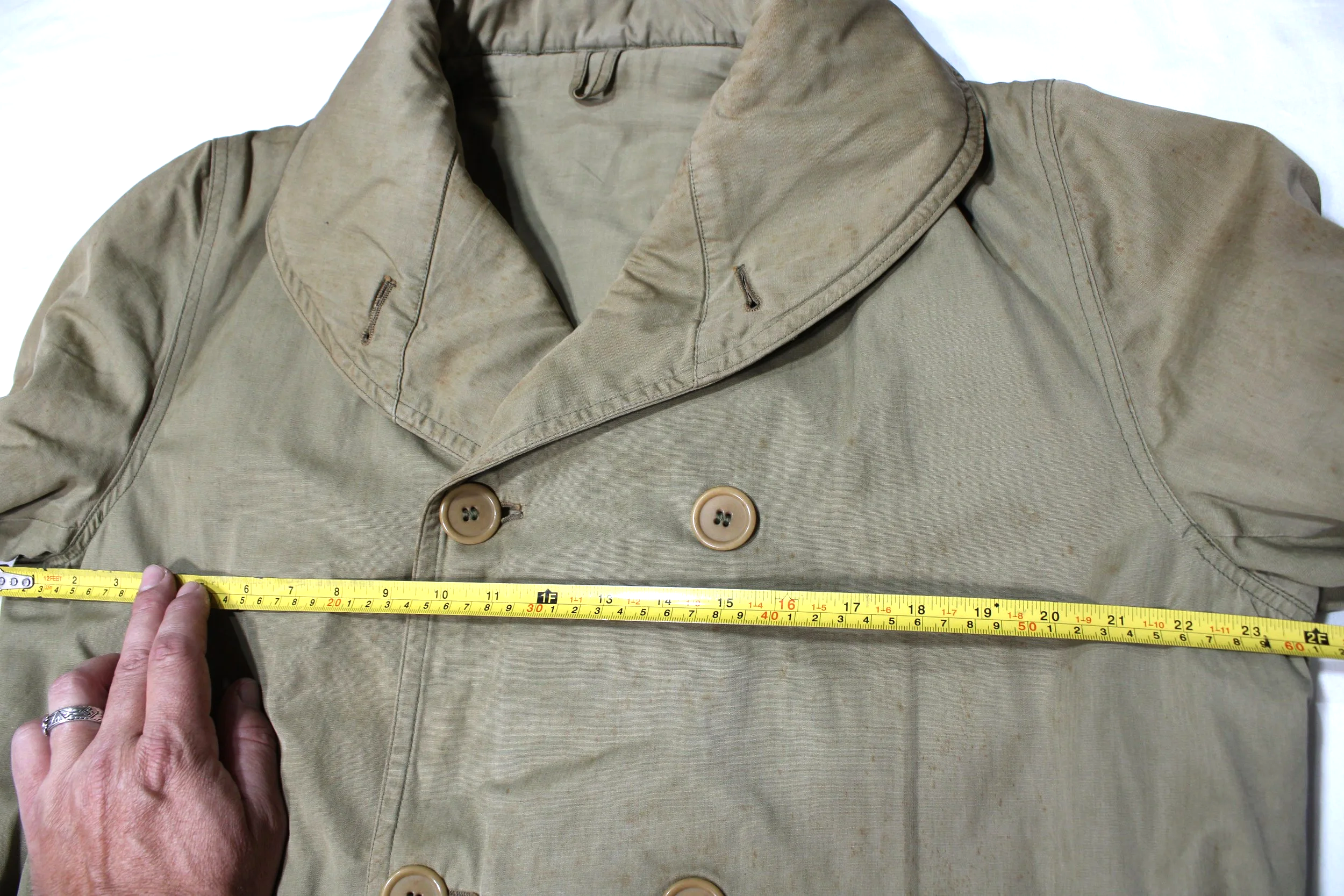 WW2 US Army M-1938 Mackinaw "Jeep" Coat