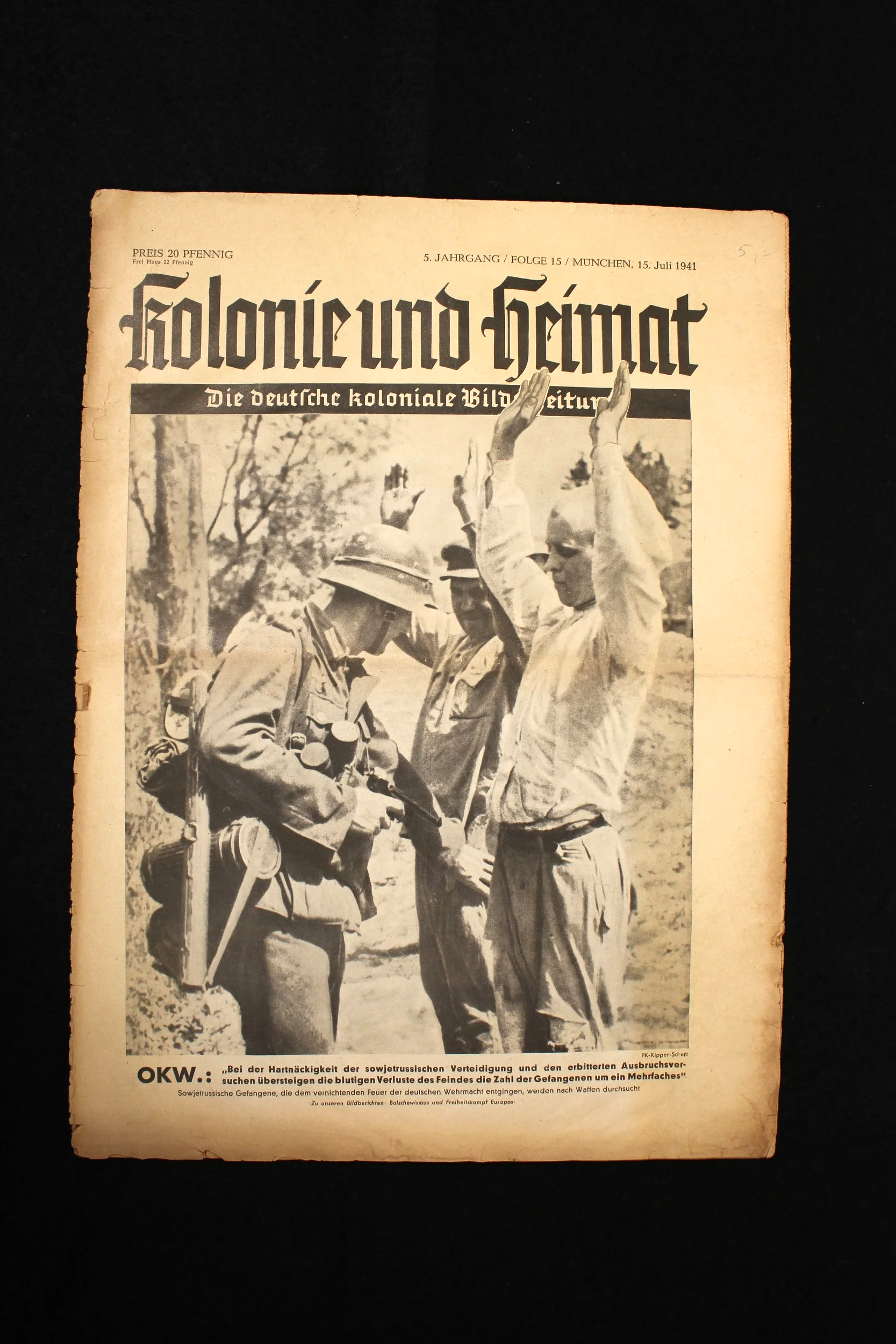 WW2 German Kolonie und Heimat" (Colony and Homeland) Propaganda Magazine 1941