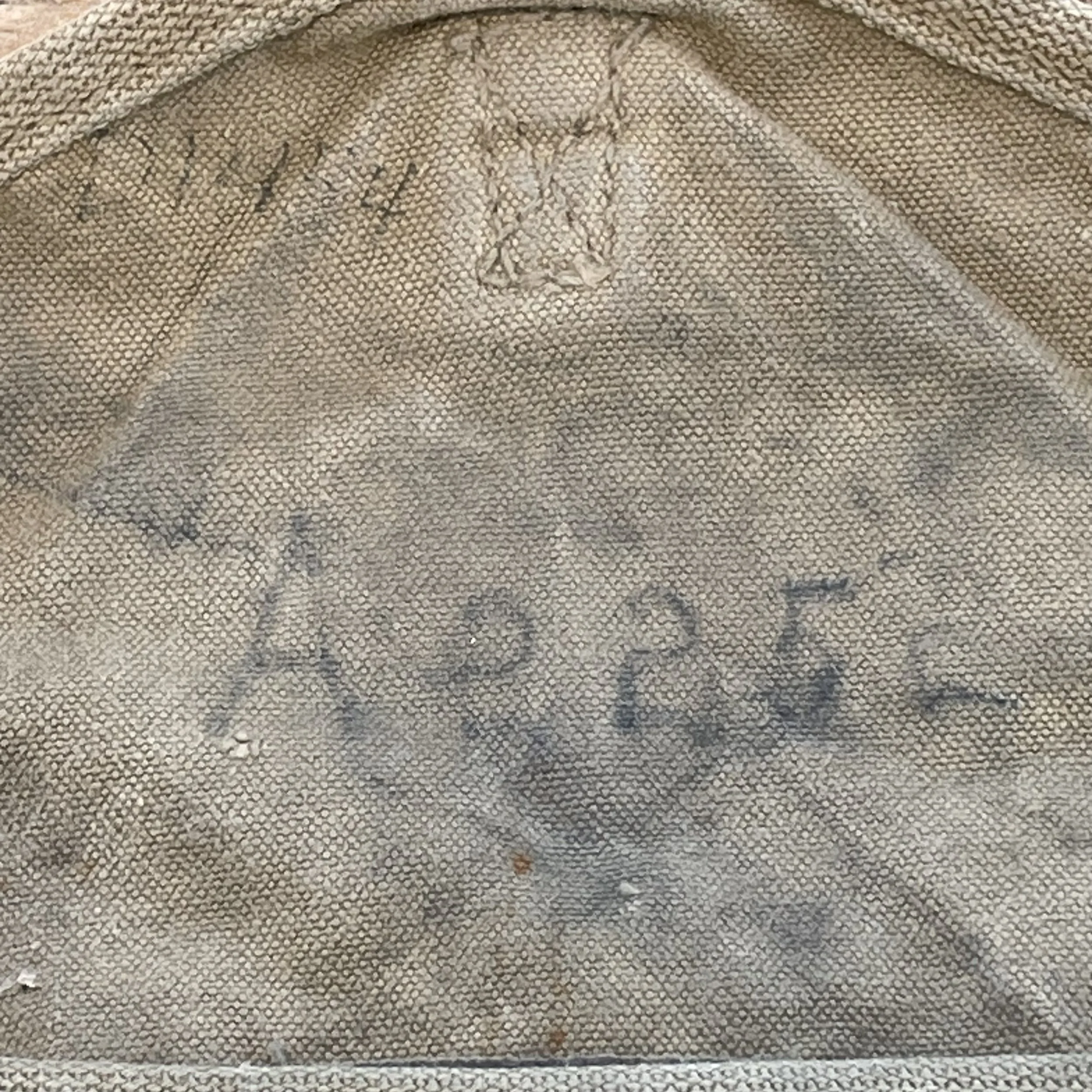 Original WW2 (Named) U.S. Army Khaki Canvas Mess Kit / Meat Can Pouch