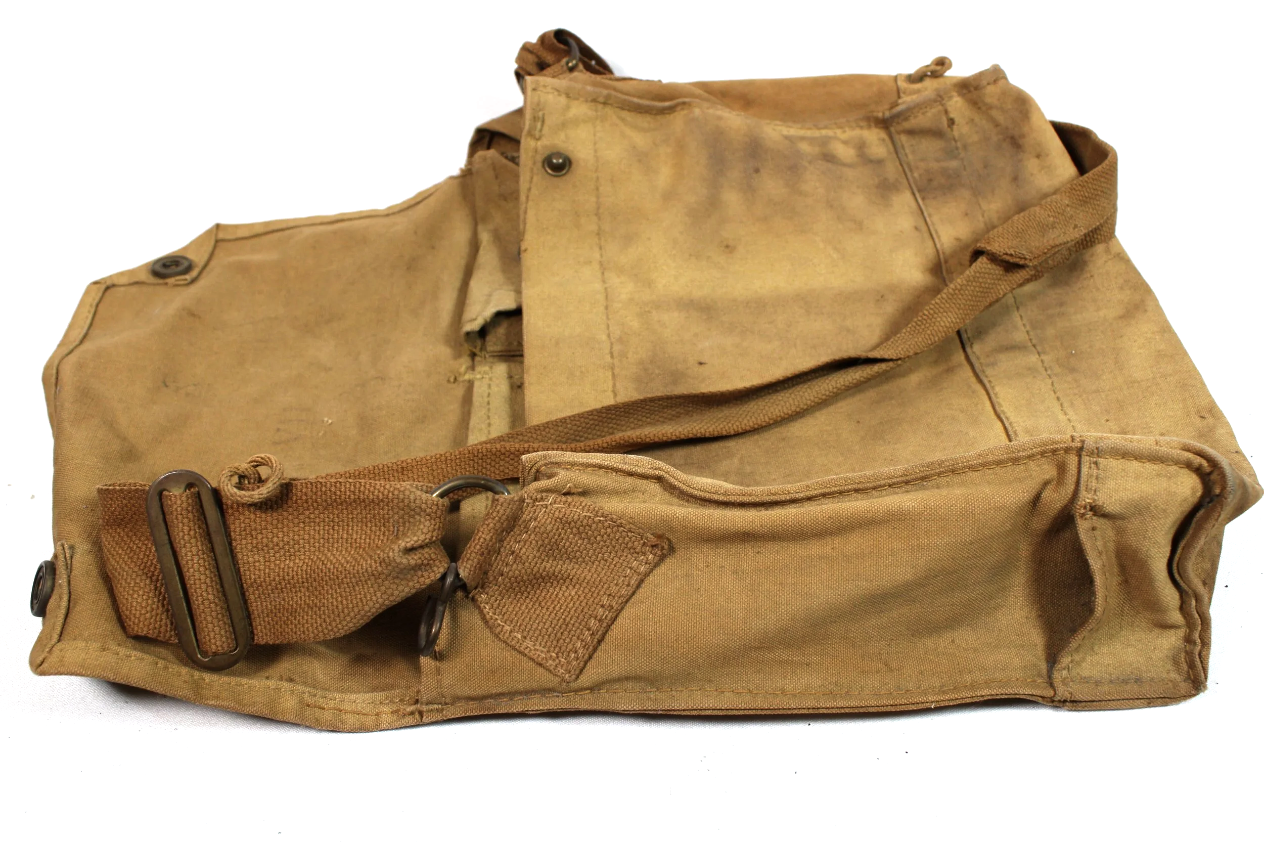 WW2 British Mk VII Gas Mask Bag Indiana Jones Satchel