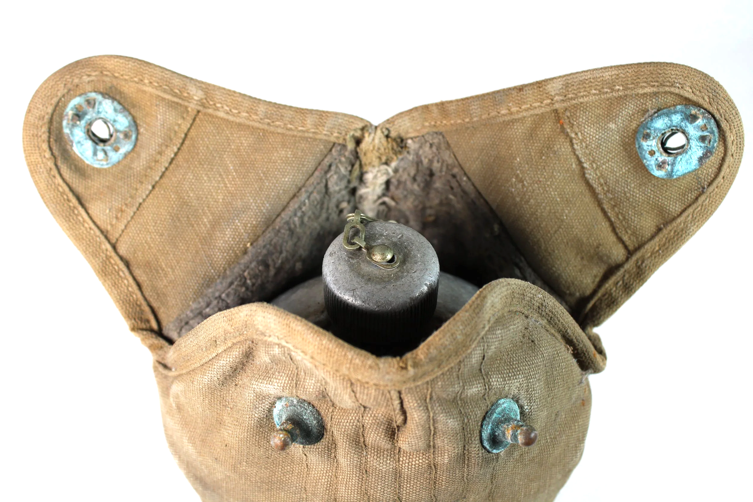 WW1 US 1918 LF&C Co. Canteen & Tall Cover (Named)