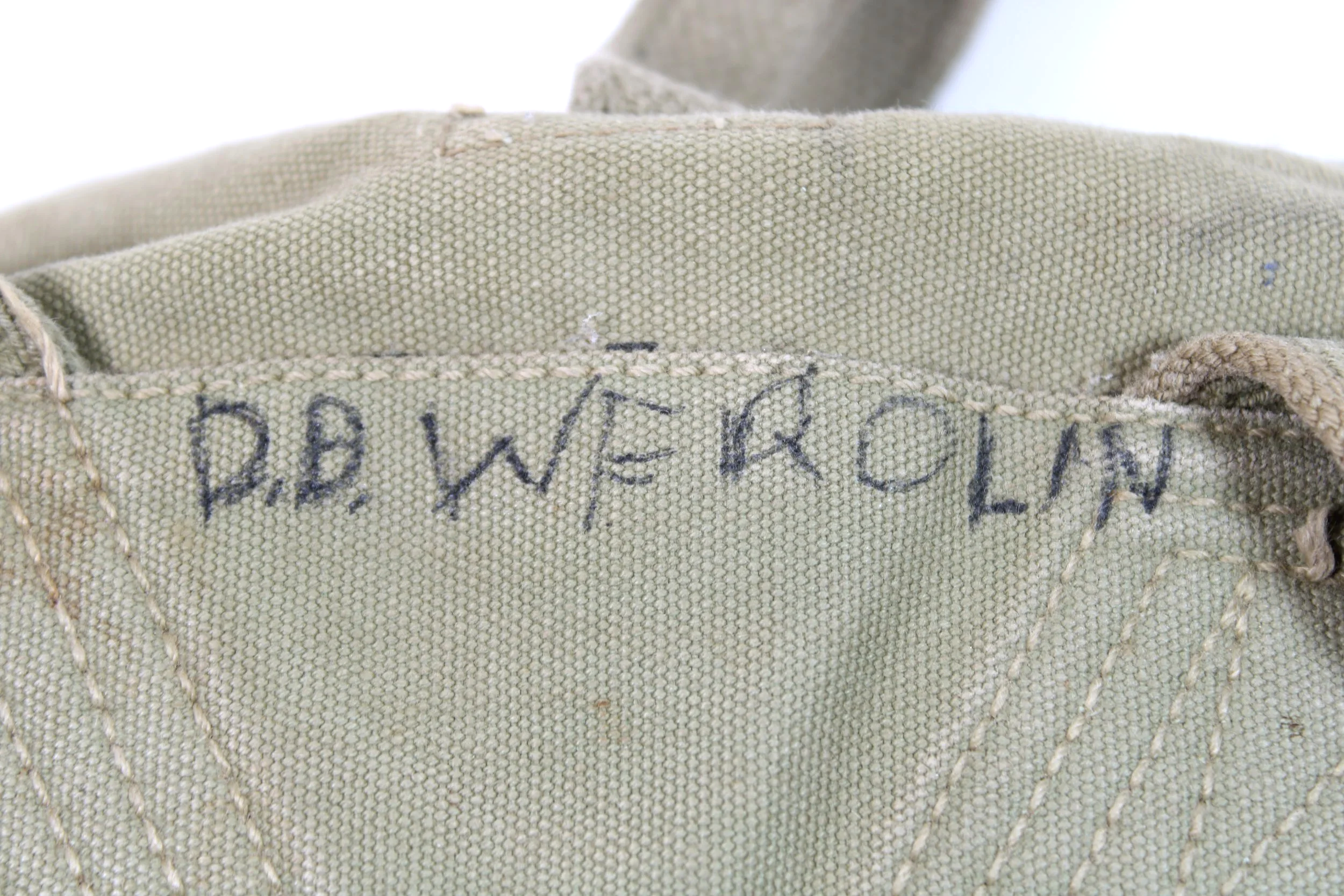 WW2 USMC Named P1941 Upper Field Pack