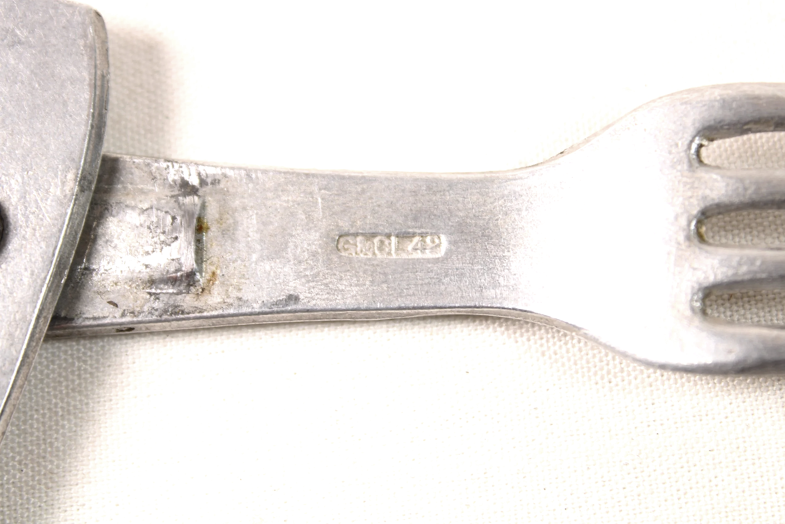 Original WW2 German Spork "Göffel" (Damaged) G&CL42 Marked