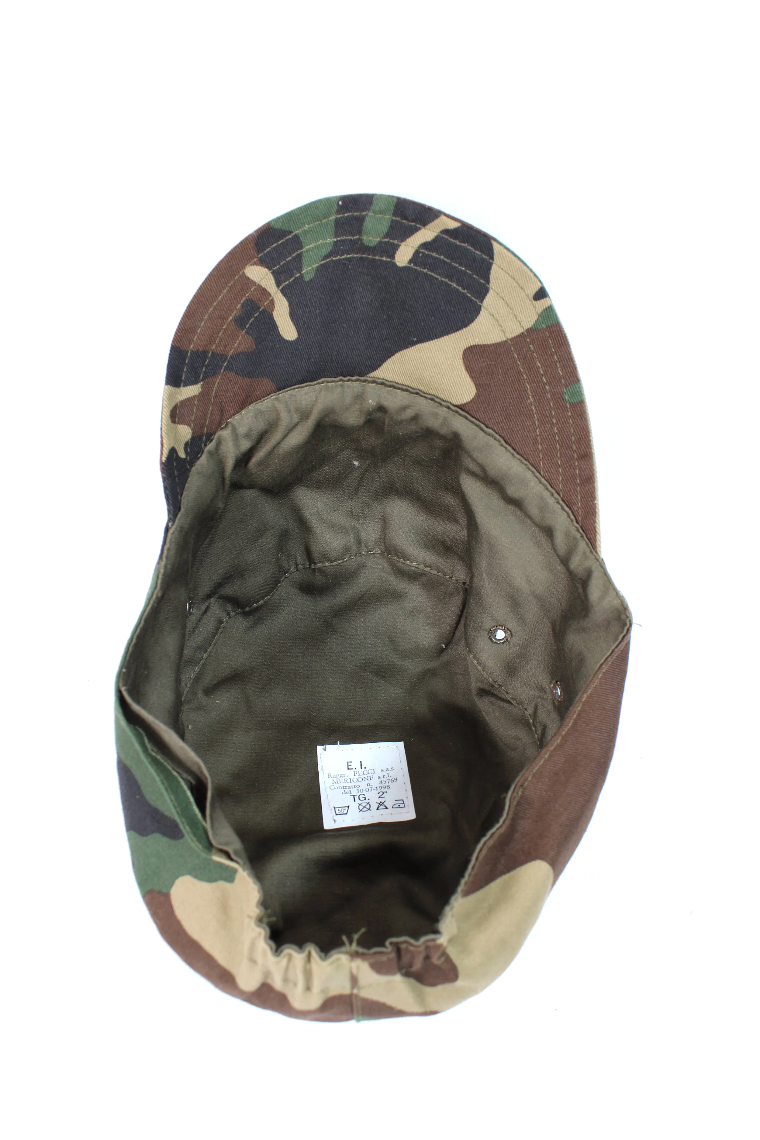 Italian Army Woodland Camouflage Utility Patrol Cap