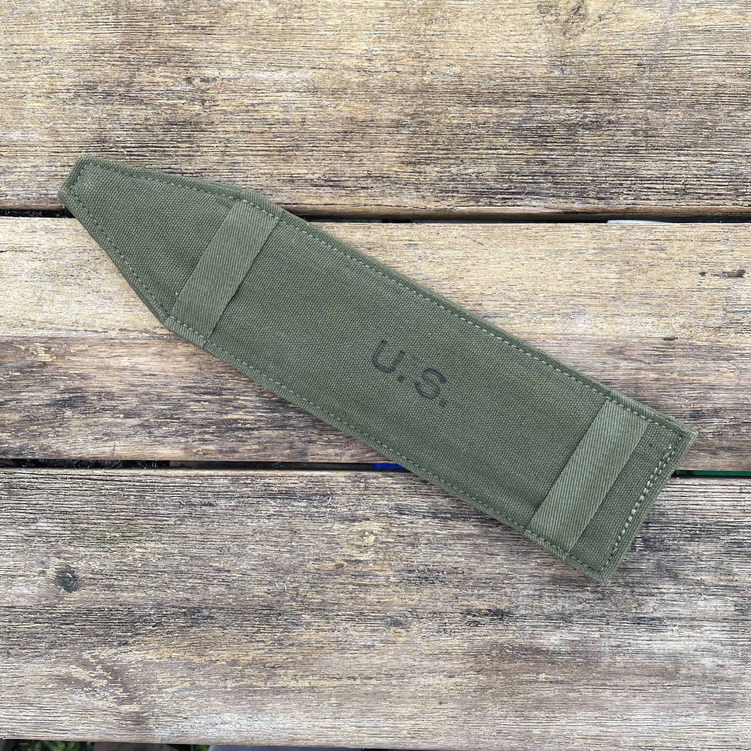 WW2 1945 US Military SUSPENDER SHOULDER PADS WWII KROEHLER MFG CO original