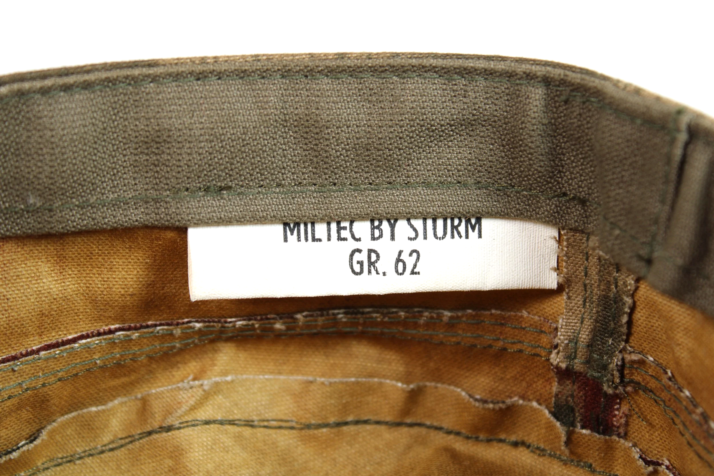 German M41 Tan and Water Camouflage Reproduction Cap Mil-Tec by Sturm Size 62