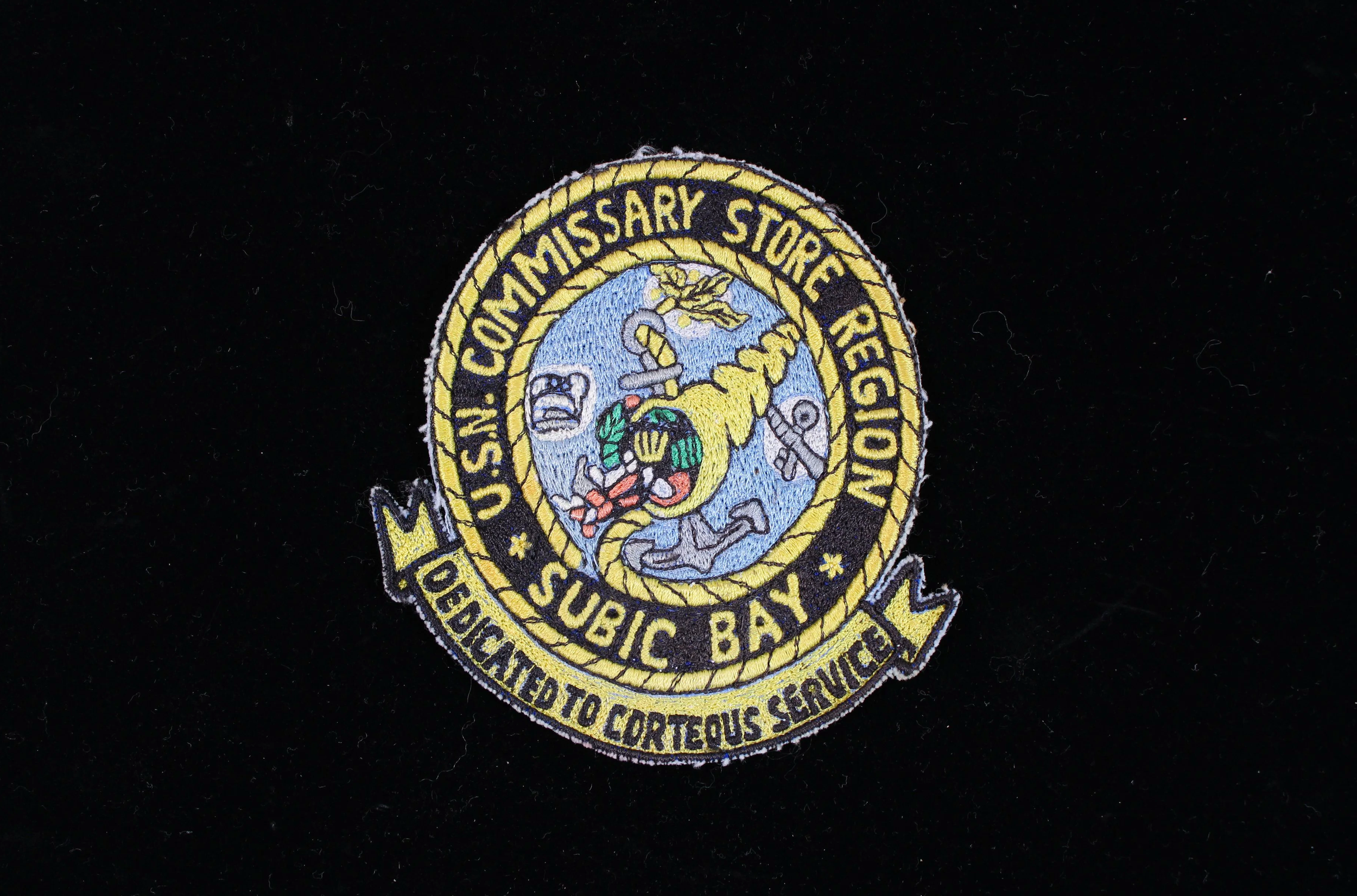 Navy Commissary Store Region in Subic Bay, Philippines Patch