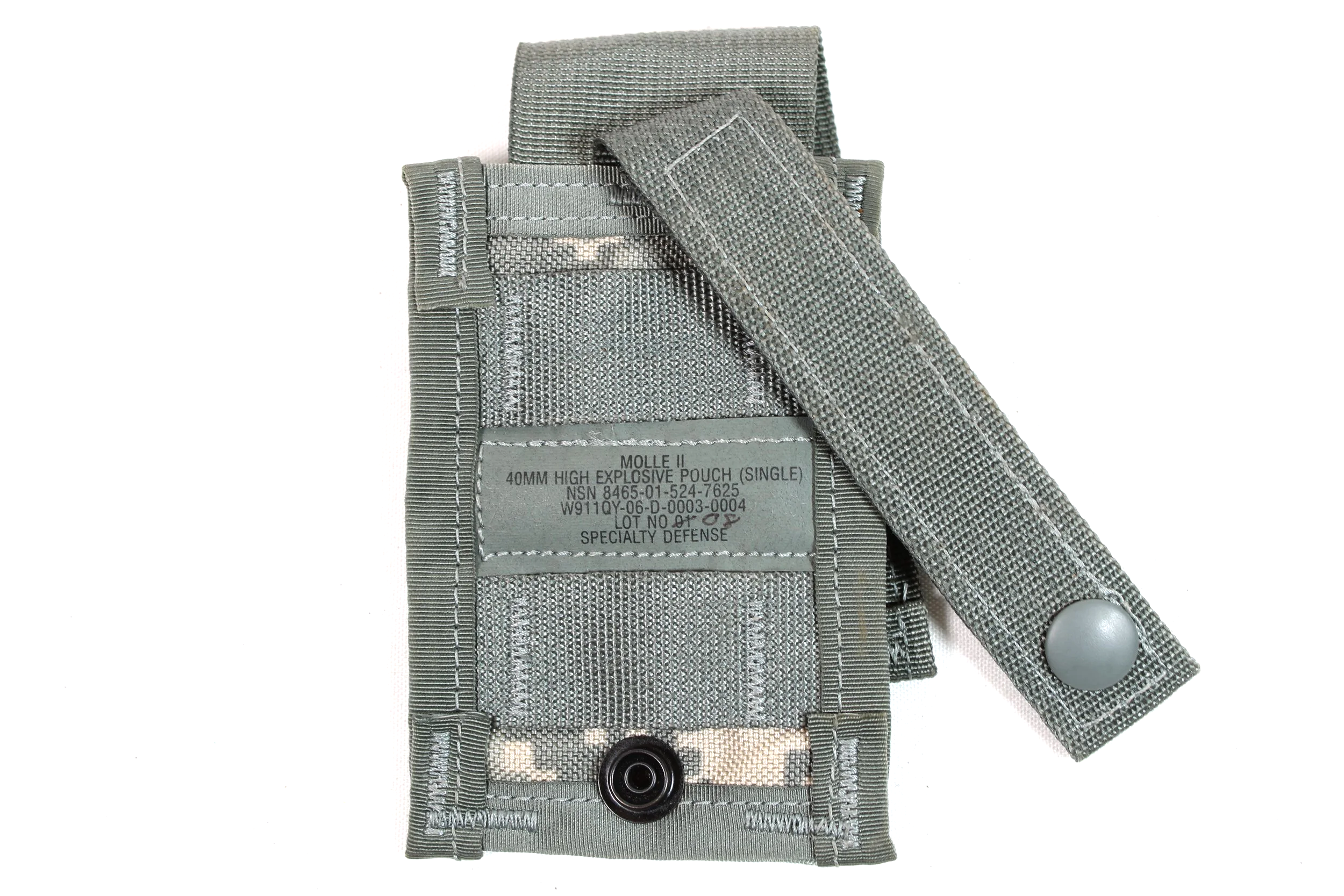 MOLLE II 40mm High Explosive Single Pouch ACH