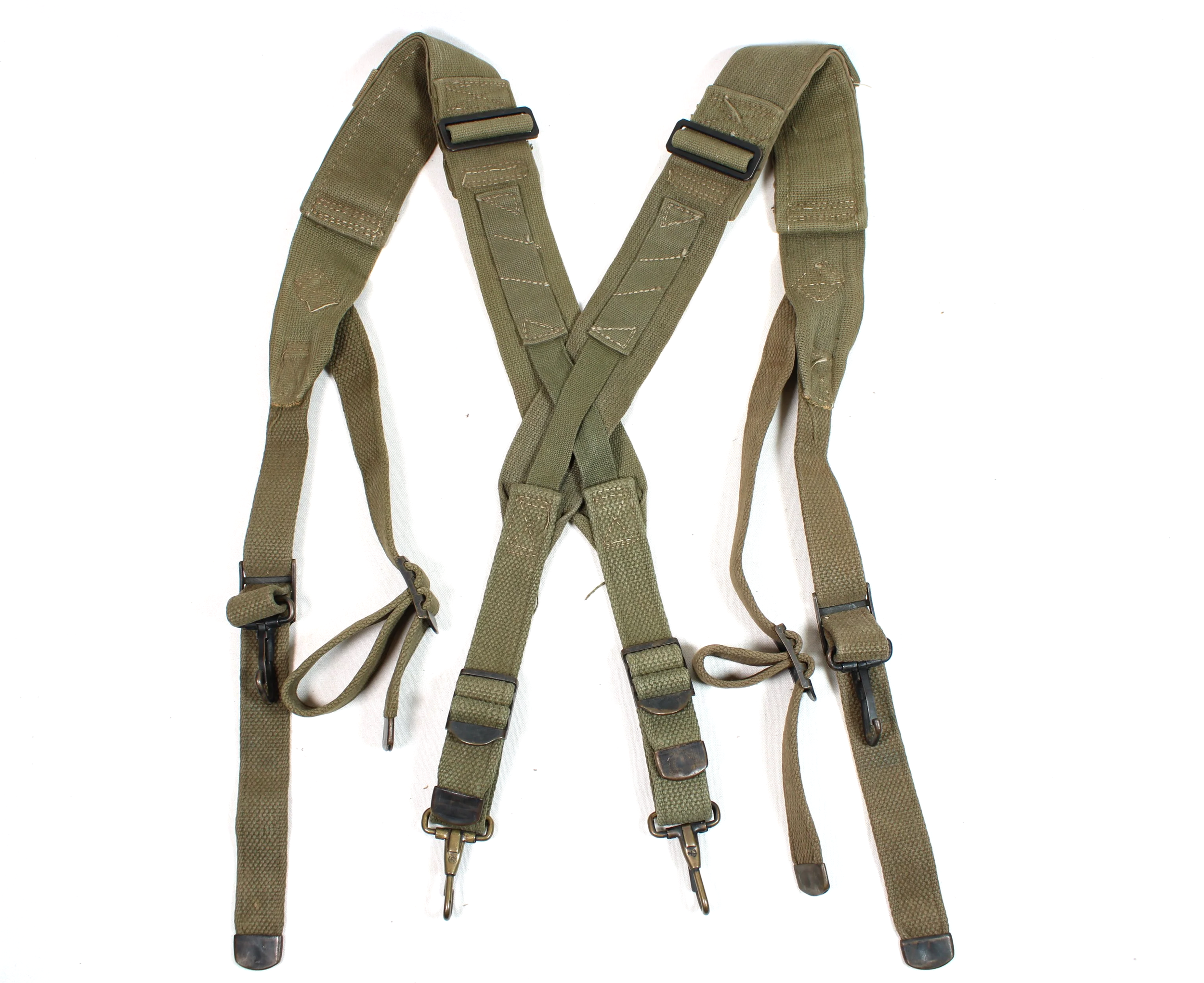 Original WW2 US M1944 Field Pack Cargo Suspenders
