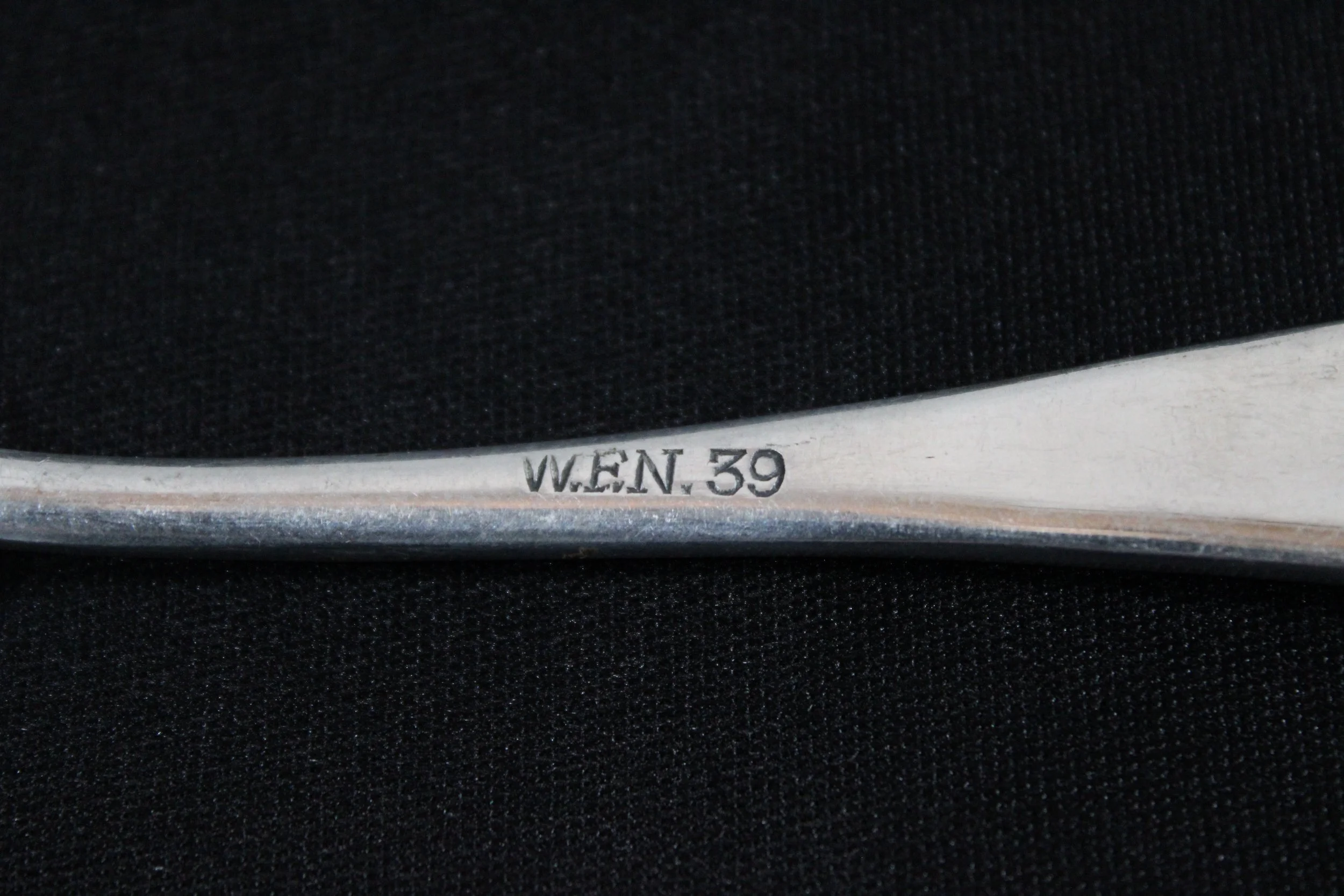 Original WW2 German Luftwaffe Tea Spoon 1939 Dated W.E.N.39