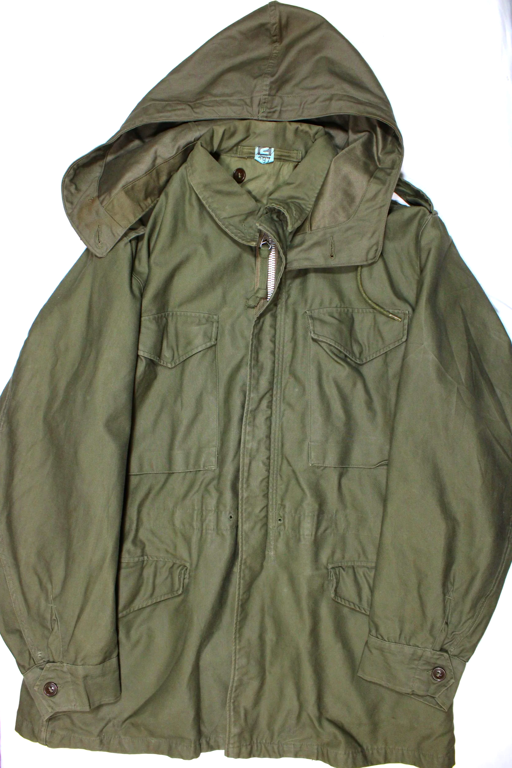 Korean War US Army M-51 Field Jacket M1951 Medium Long NOS Deadstock