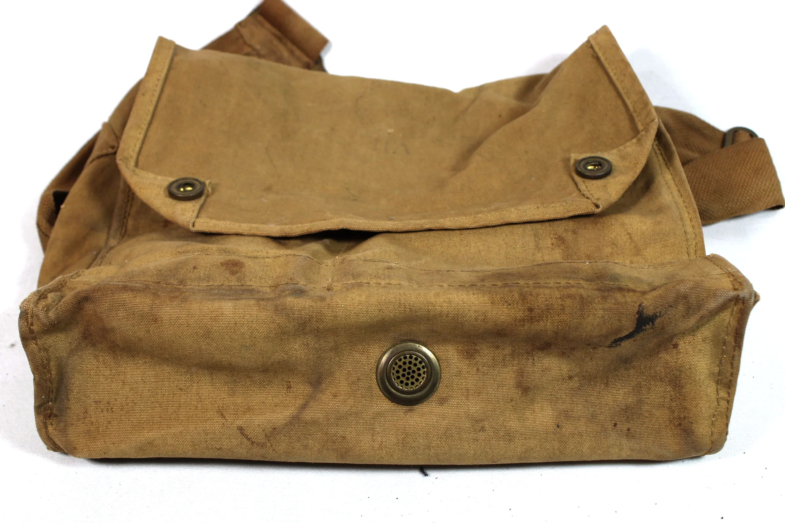 WW2 British Mk VII Gas Mask Bag Indiana Jones Satchel