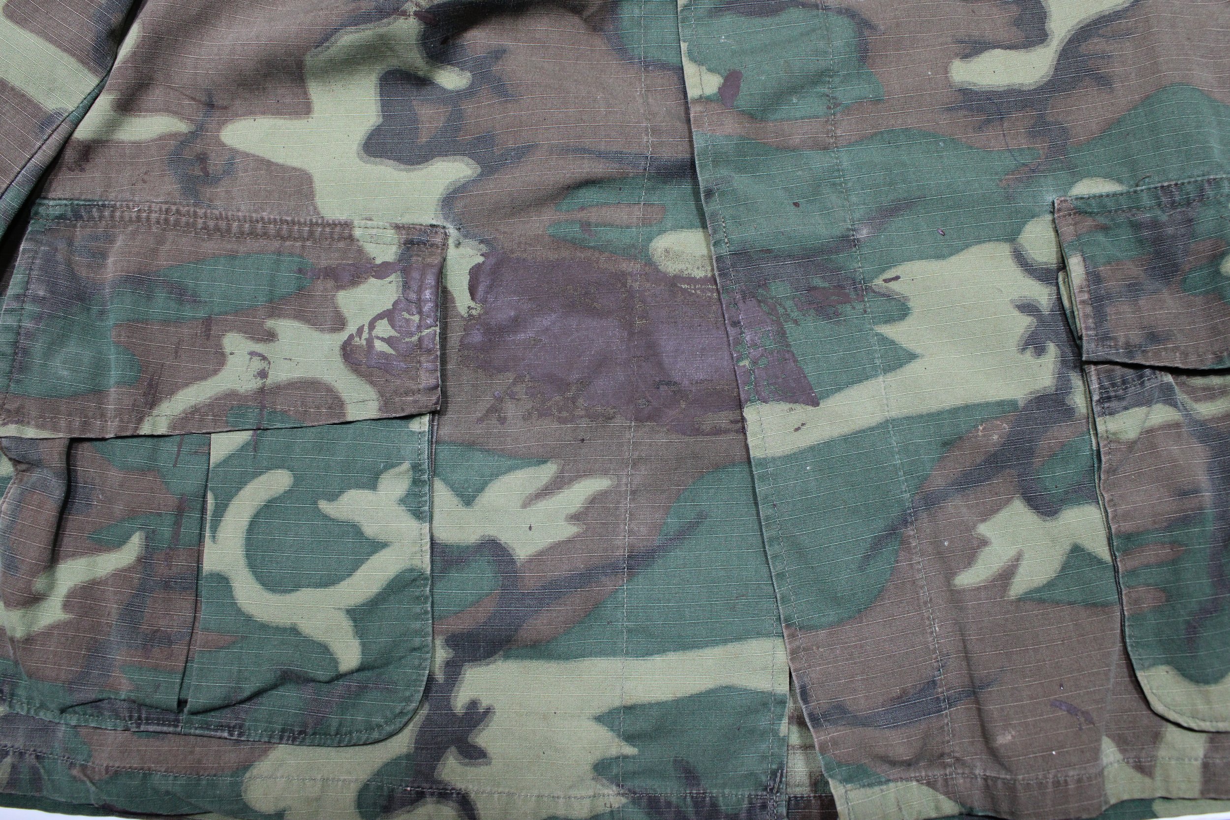 USMC ERDL Camouflage RipStop Jungle Pants Vietnam War Large