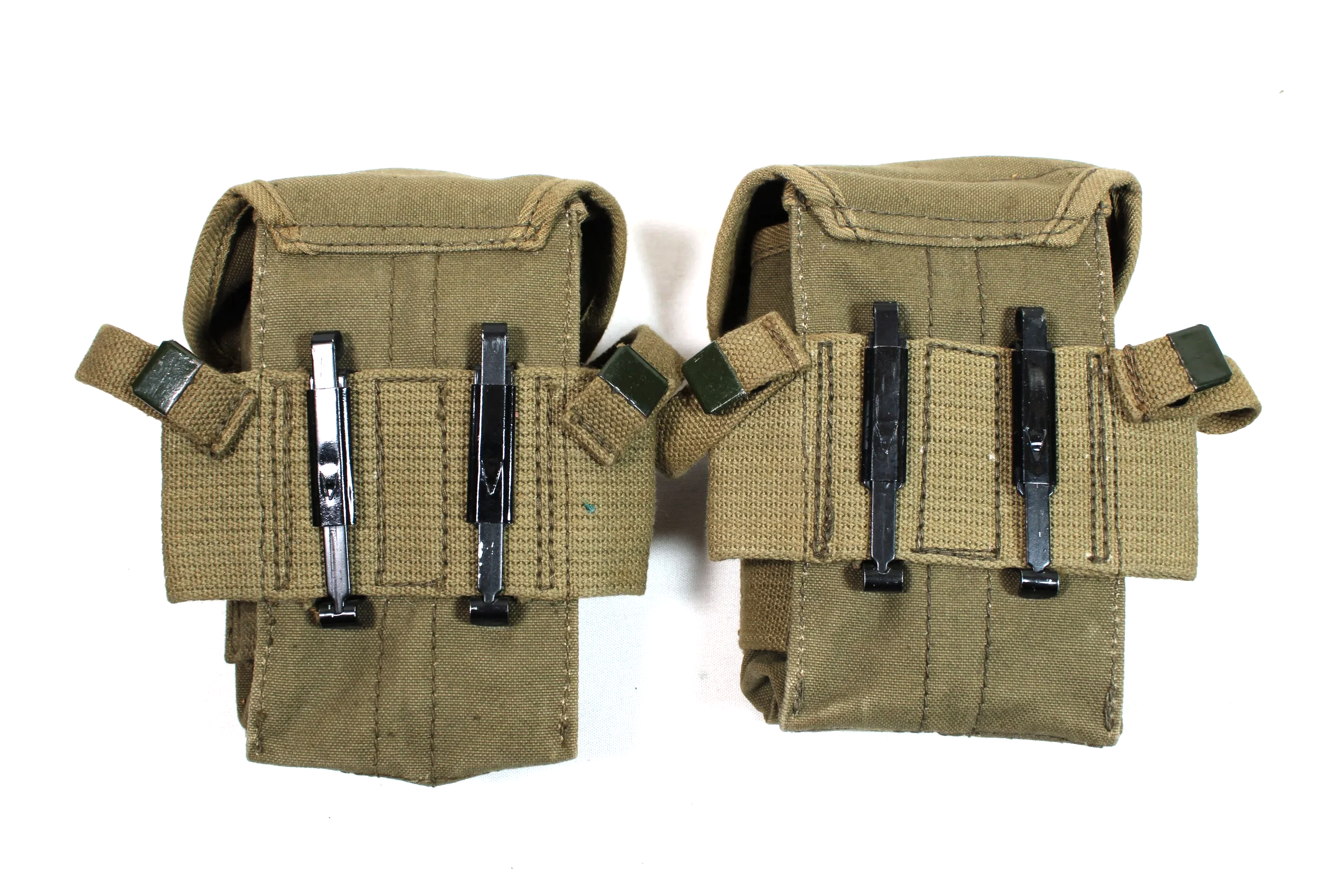 Vietnam War Chinese Made M56 M14 / M16 Ammo Pouches