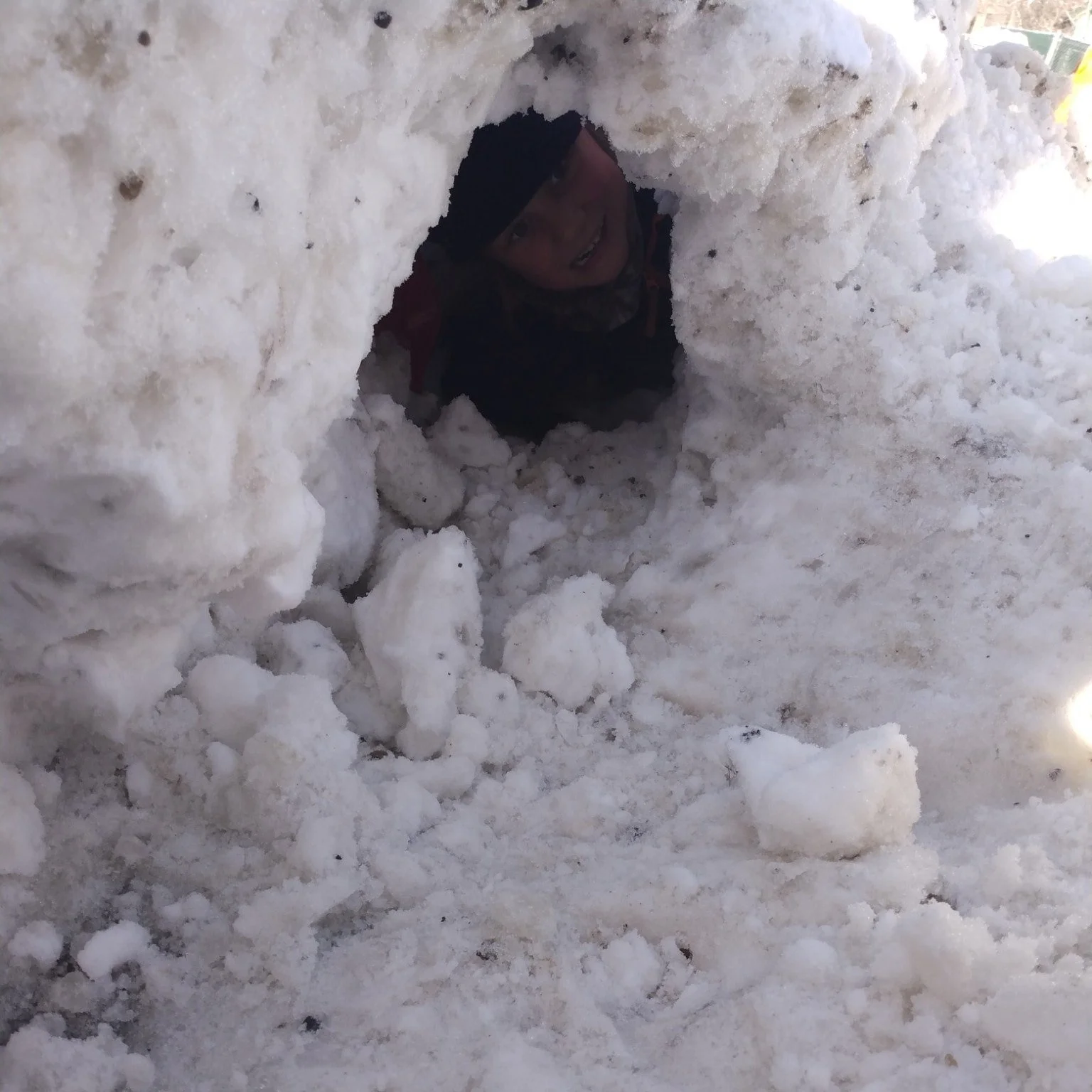Snow in April!? ❄️ 🌷

The first week of April we had unexpected bonus snow days at Calgary Nature Kindergarten. The snow brought so much joy! 

The snow was perfectly sticky&mdash;ideal for building forts, tobogganing, and even getting creative by s