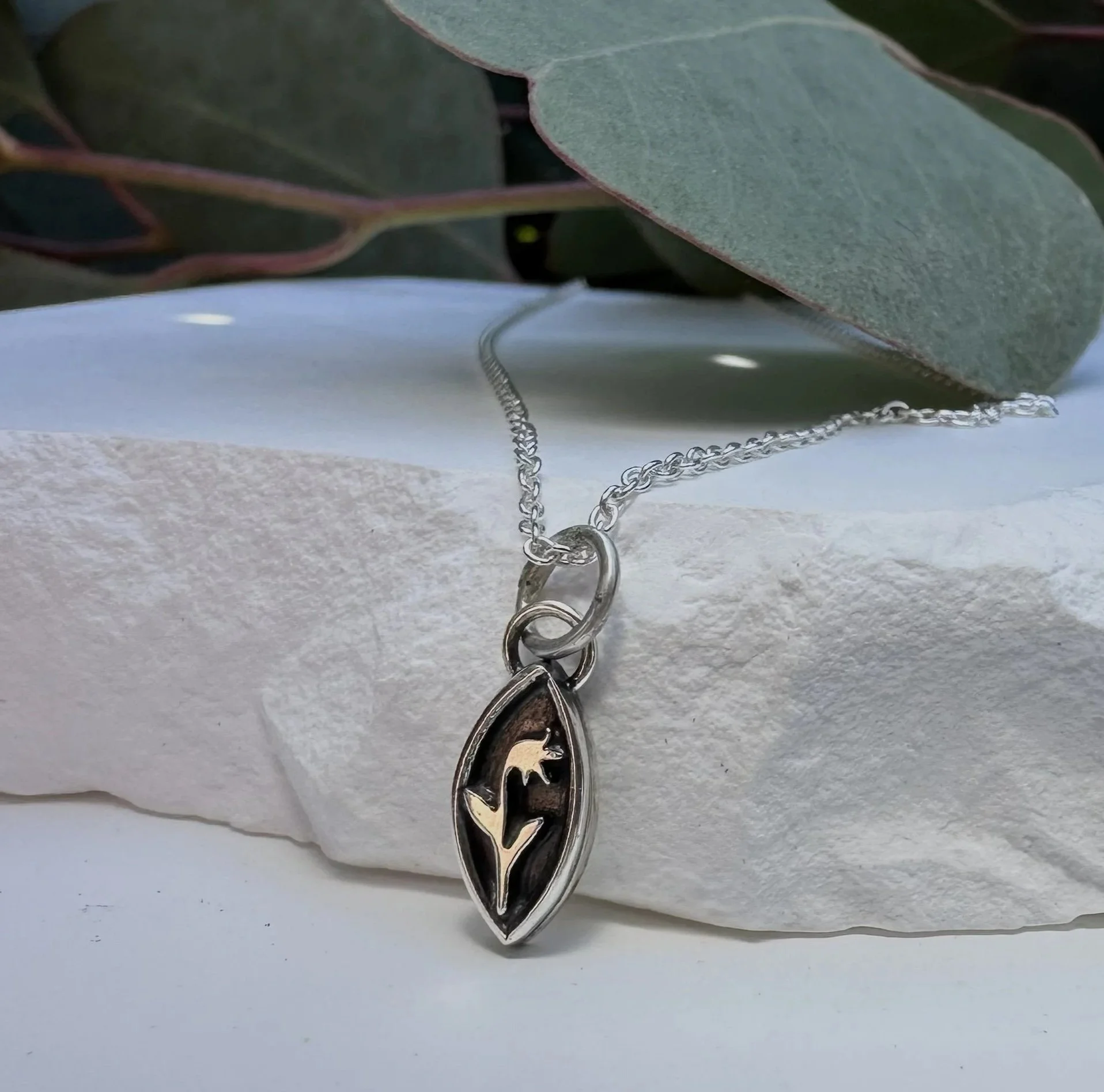 Bloom Fawn Lily Necklace