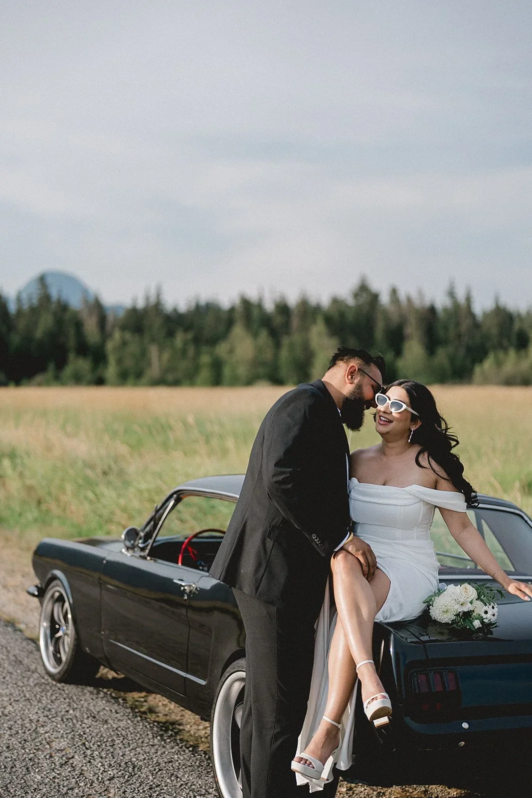 pitt-lake-engagement-Vancouver-Wedding-Photographer-classic-car-portrait.webp