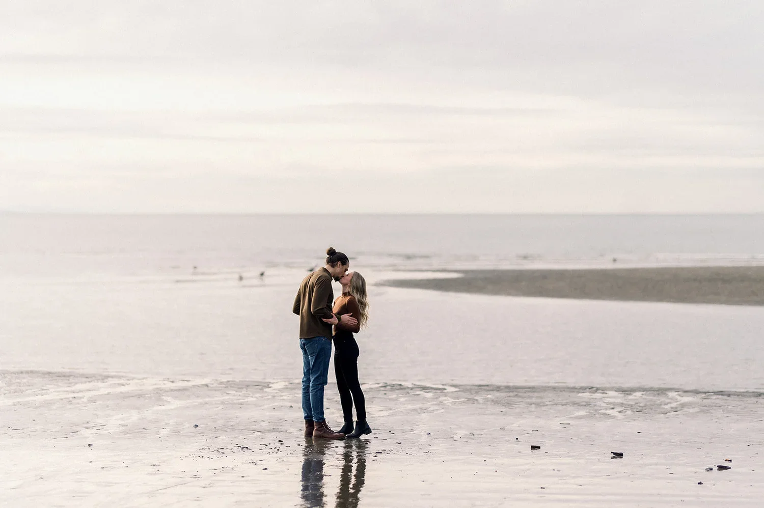 view paul and heather's engagement gallery at wreck beach
