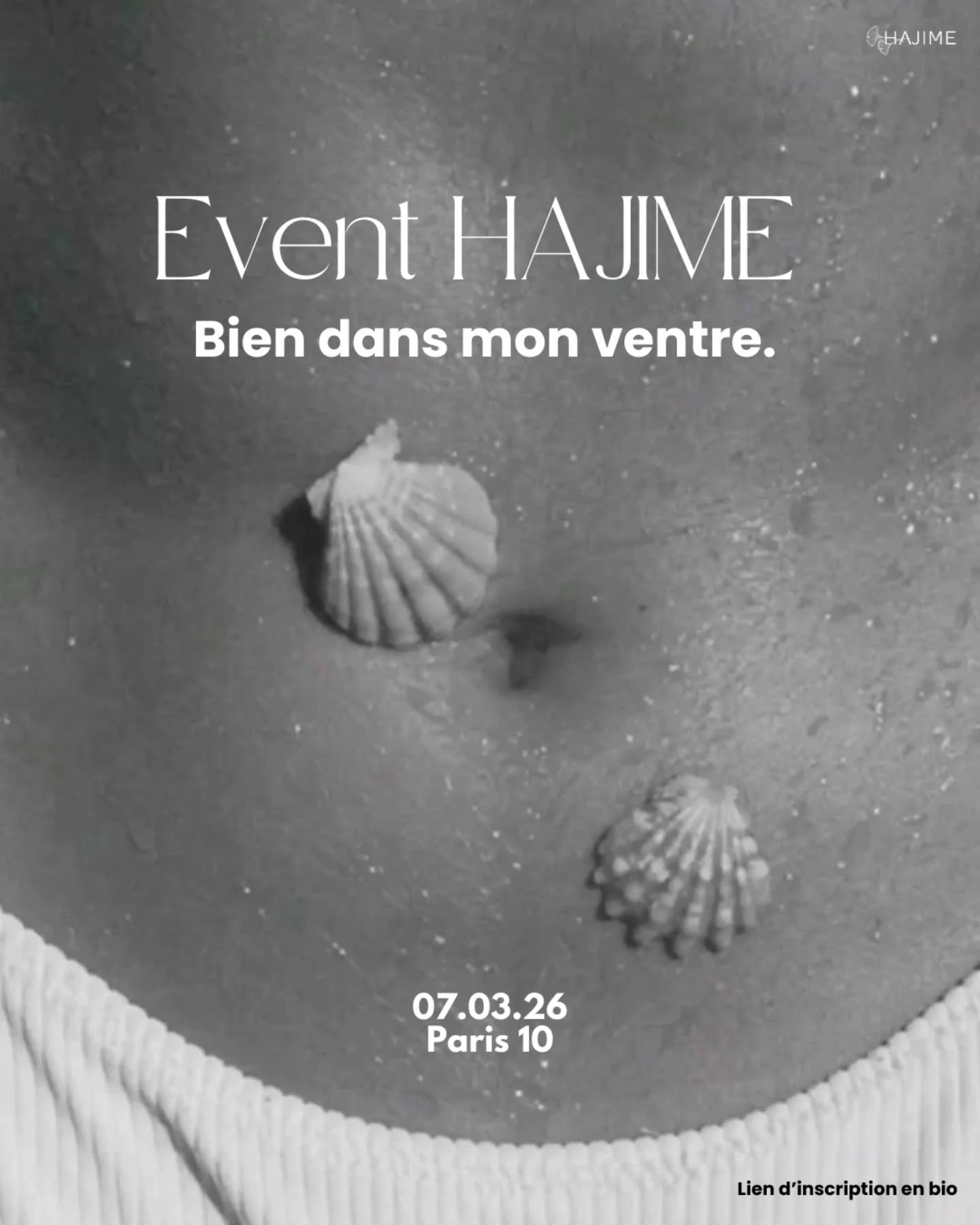 🧘🏽&zwj;♀️ Hajime Event #5 | 07 mars &agrave; Paris

Bien dans mon ventre. 

Au coeur du studio Slowe, entre respirations, mouvements et douceur pour son ventre.

Le programme :

14h30 - Vinyasa torsions avec @lisa.ep
16h - renforcement musculaire B