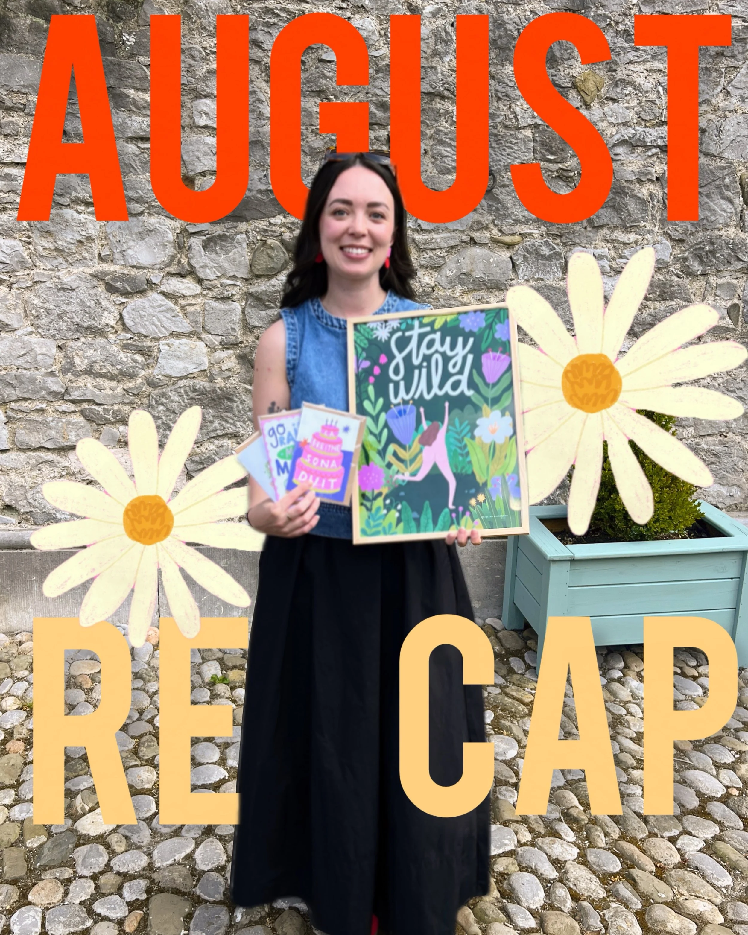 August Recap 🫡 2 weddings, 2 markets &amp; a few bits in between ✨

I am READY for cosy autumn weather now, bring on September 🍂🥮🎃