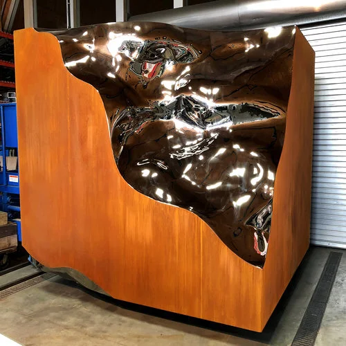 Alembic Cube, 2017
CorTen and stainless steel
96 x 96 x 96 inches