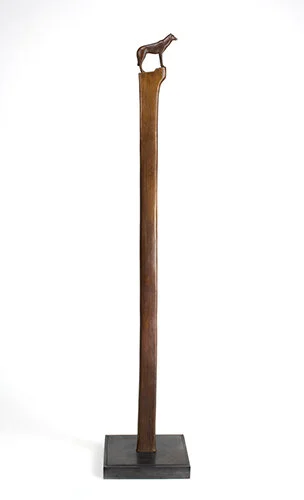 Wolf II (Stand), 2006  
Bronze, edition of 9  
63.5 x 6.5 x 1.75 inches